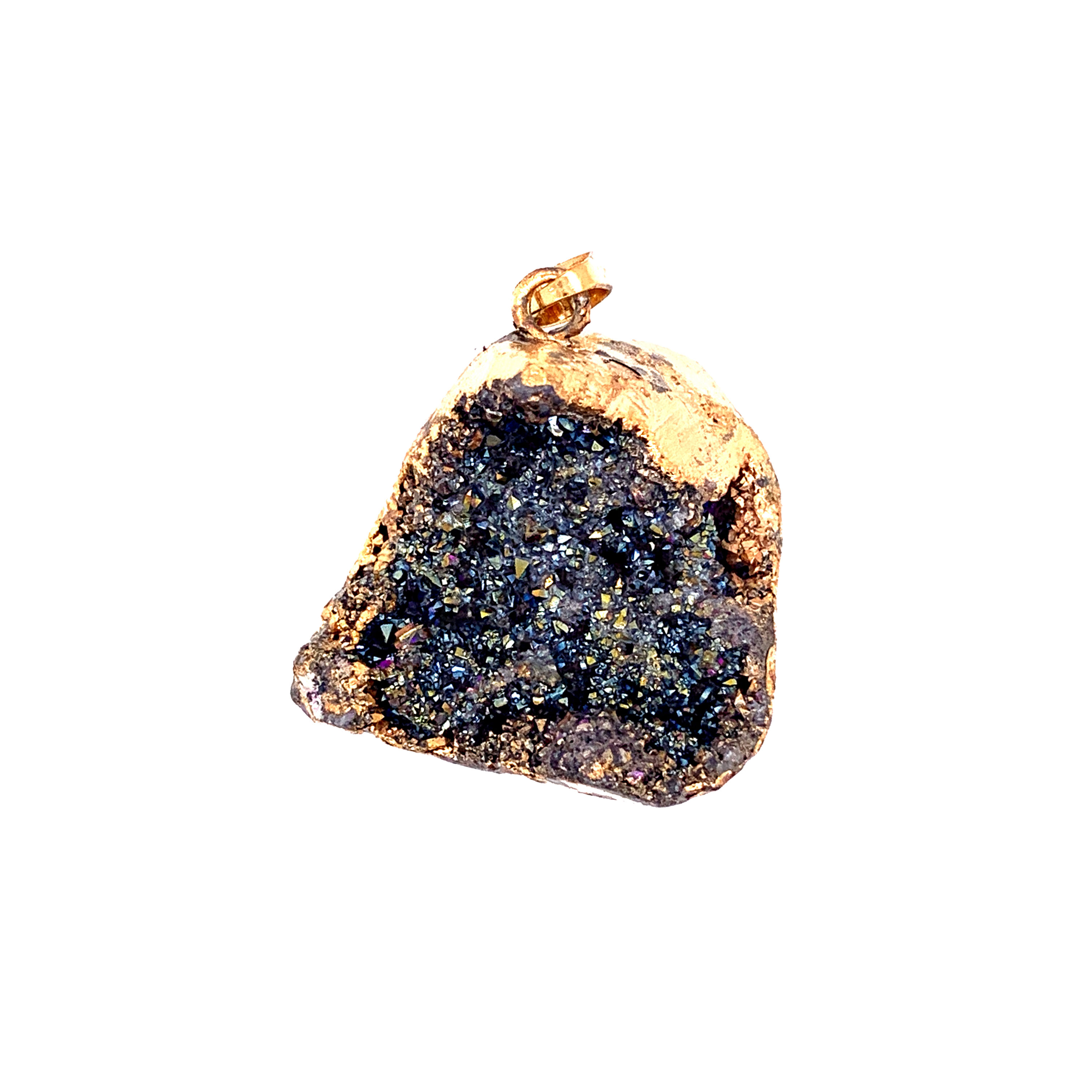 Natural Agate Druzy Stone - Approx 40mm