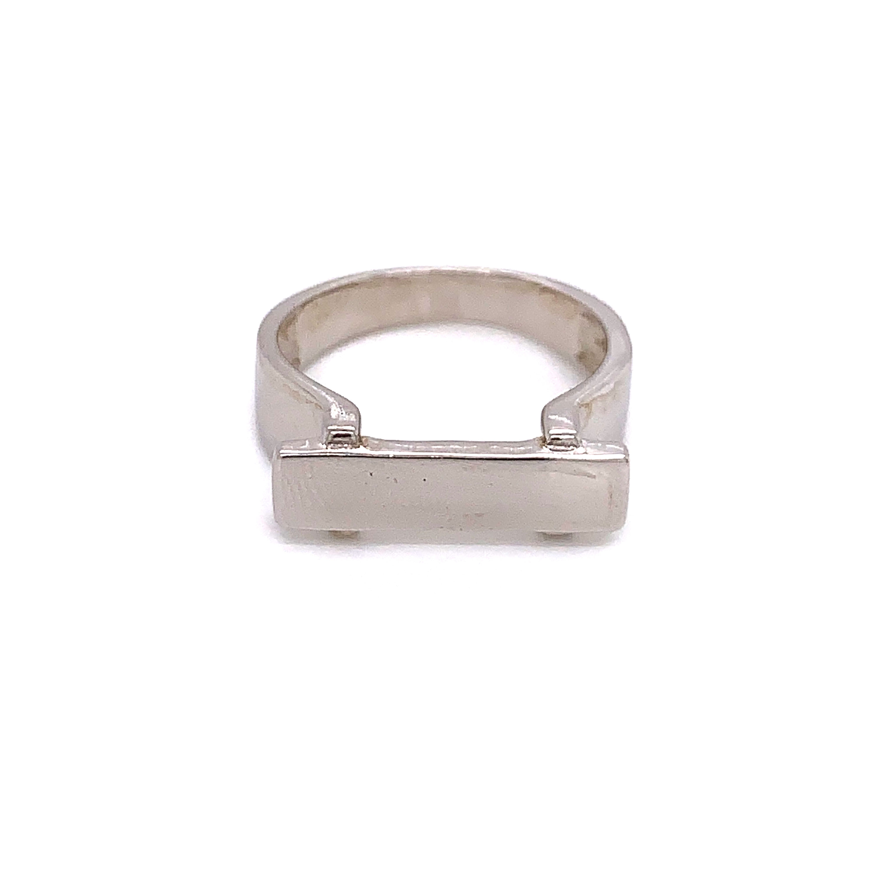 Engravable Ring - Sterling Silver