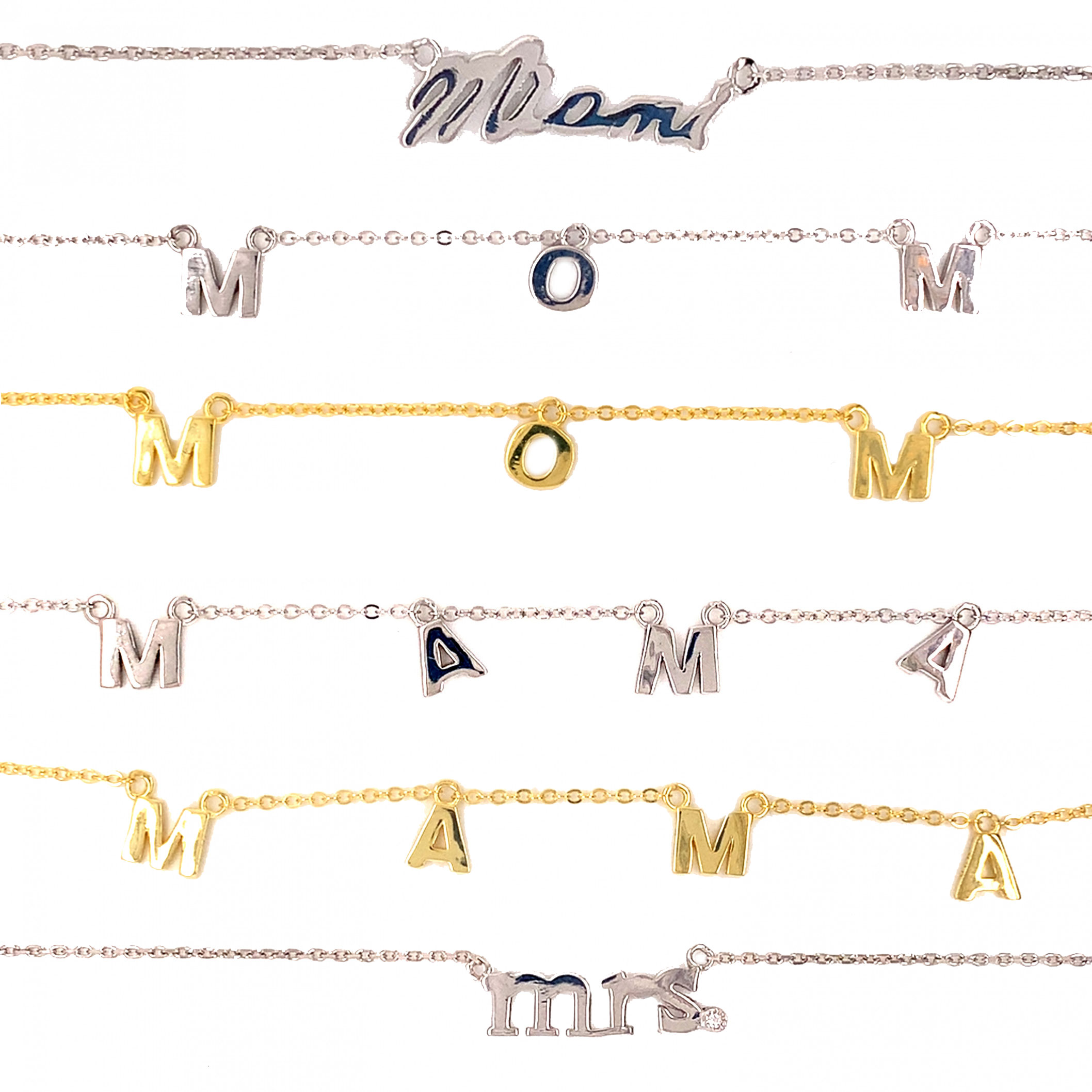 INITIAL & WORD NECKLACES