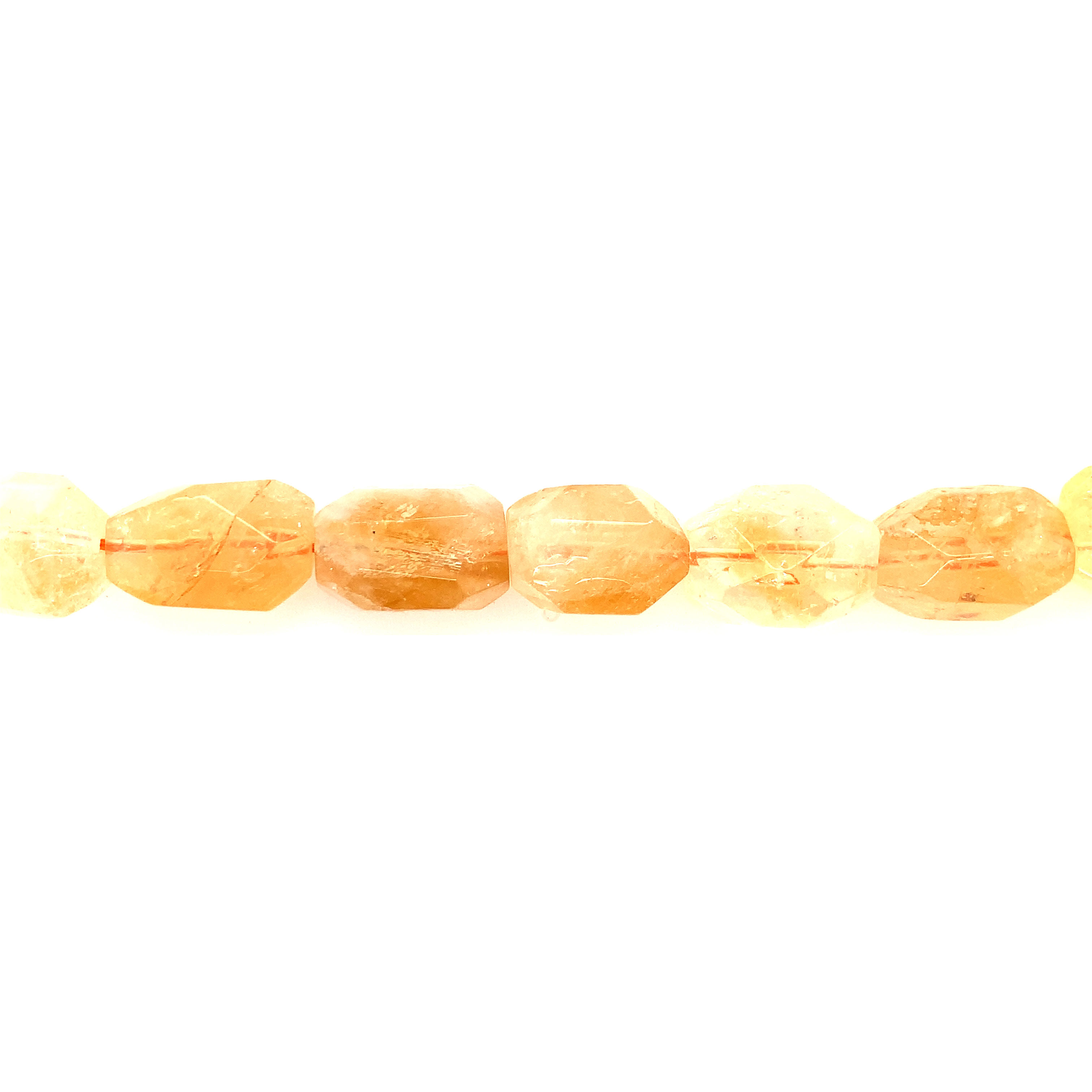 15x18mm Citrine Nuggets - Faceted