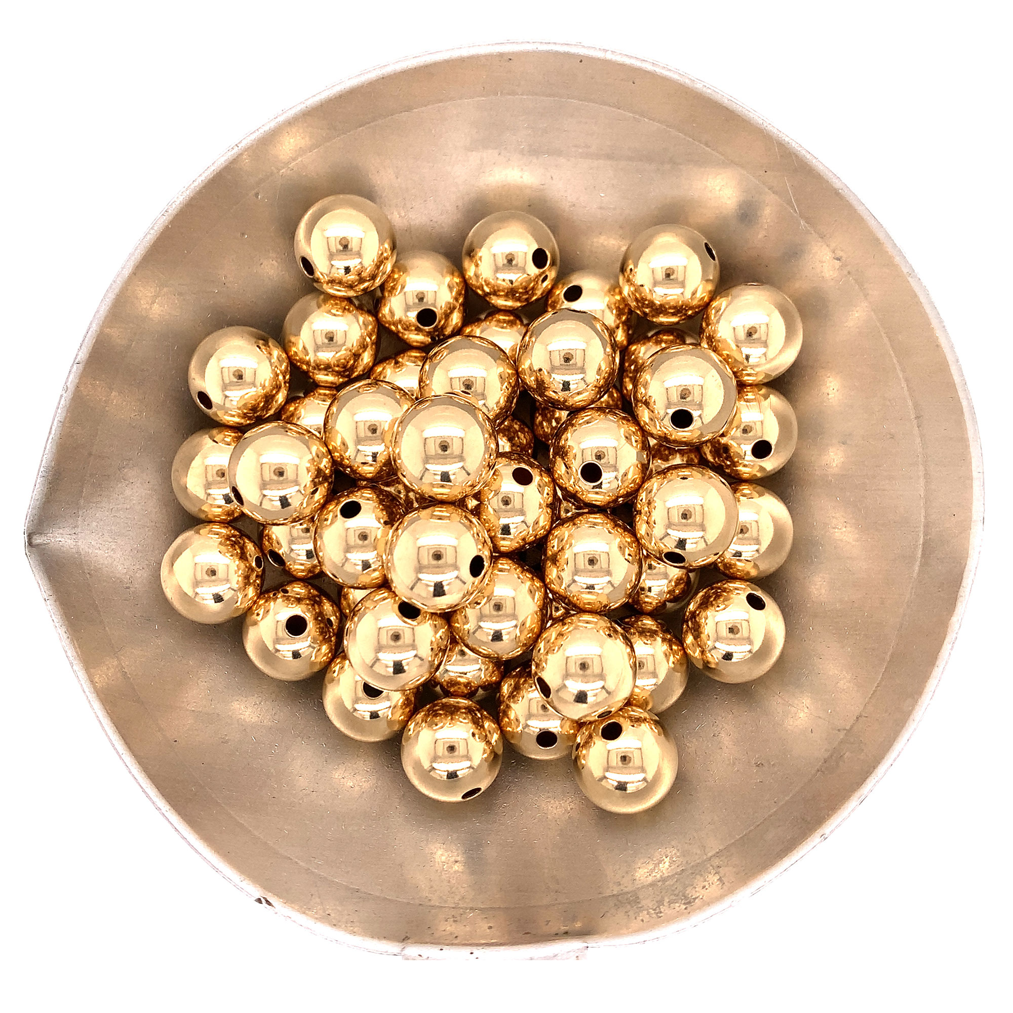 12mm Bead - Gold Filled - Pack of 50