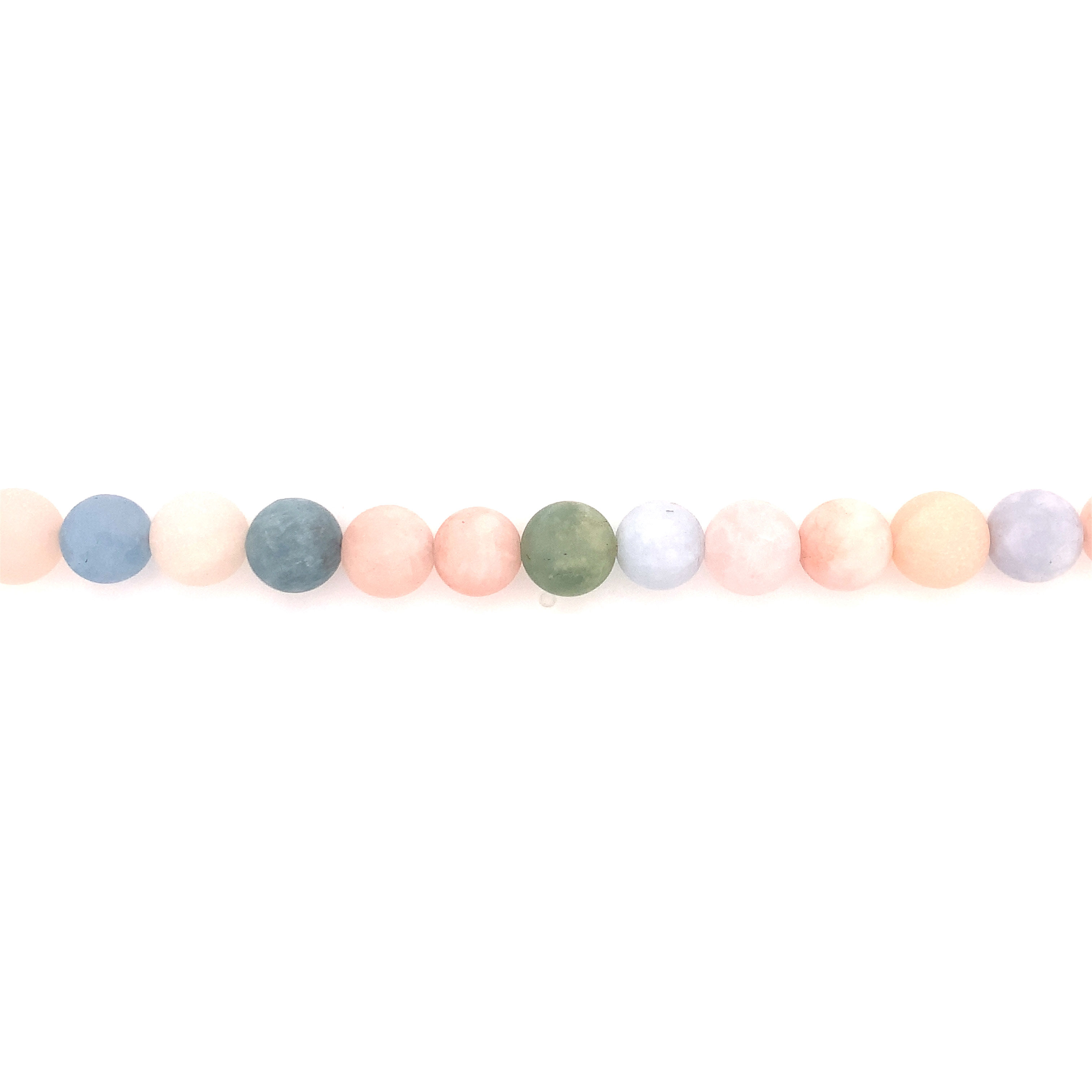 10mm Matte Beryl Beads - Round