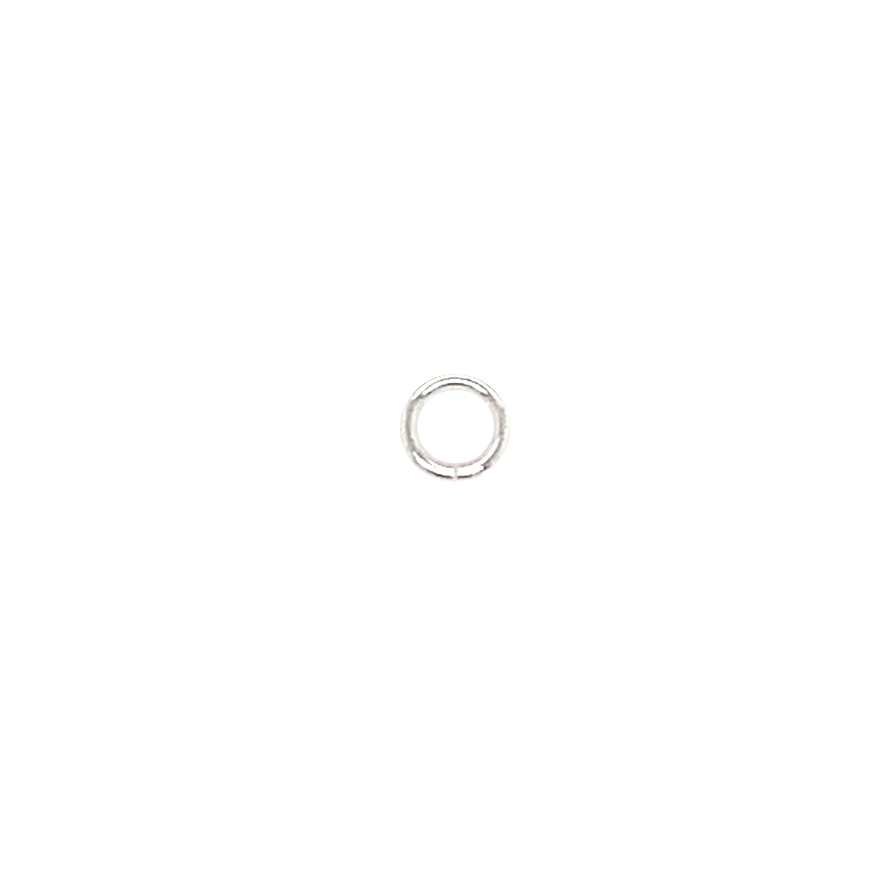 .925 Sterling Silver Closed Jump Ring .25x.157'' (.64x4mm) 22ga - (Pack of 50)