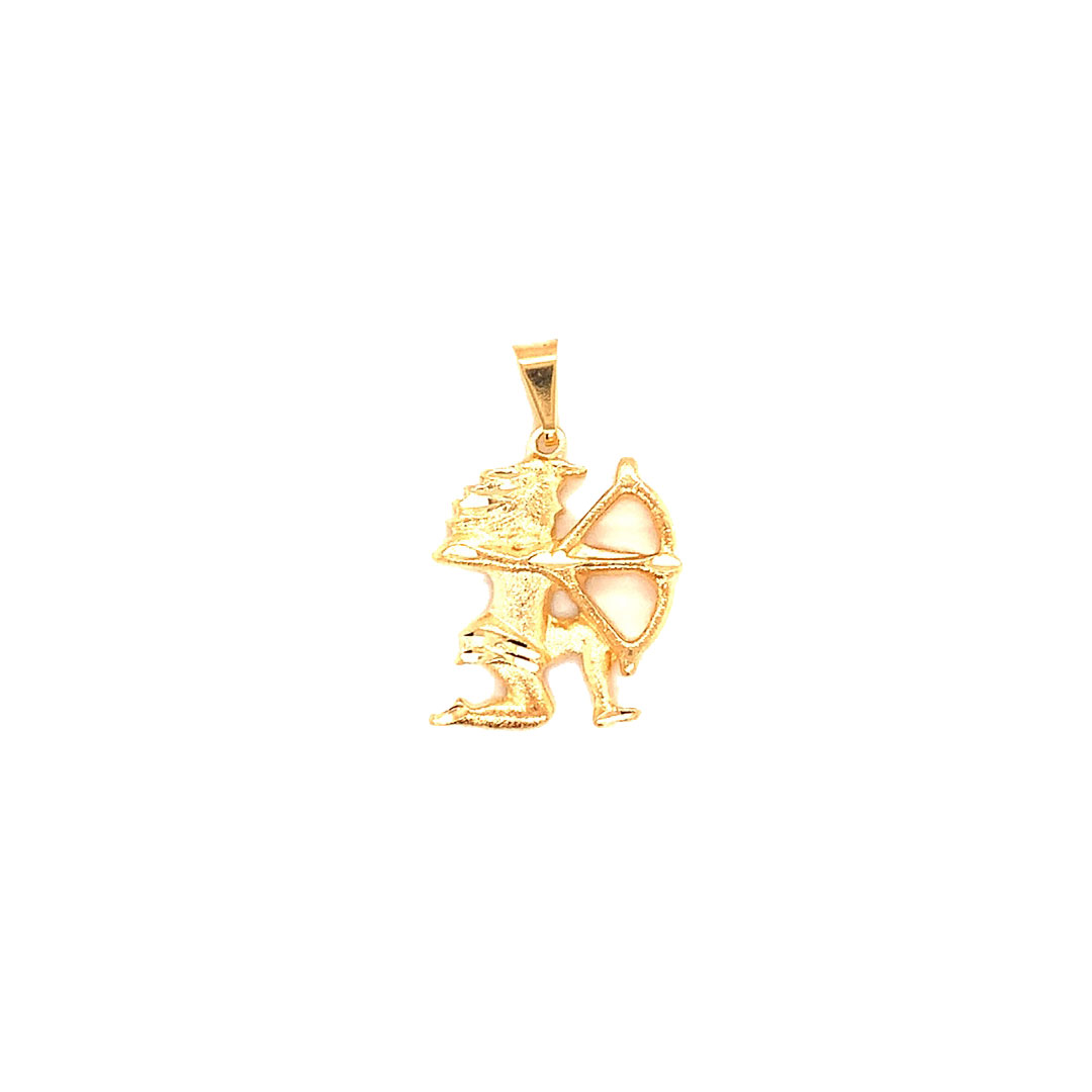 Sagittarius Zodiac Pendant - Gold Filled