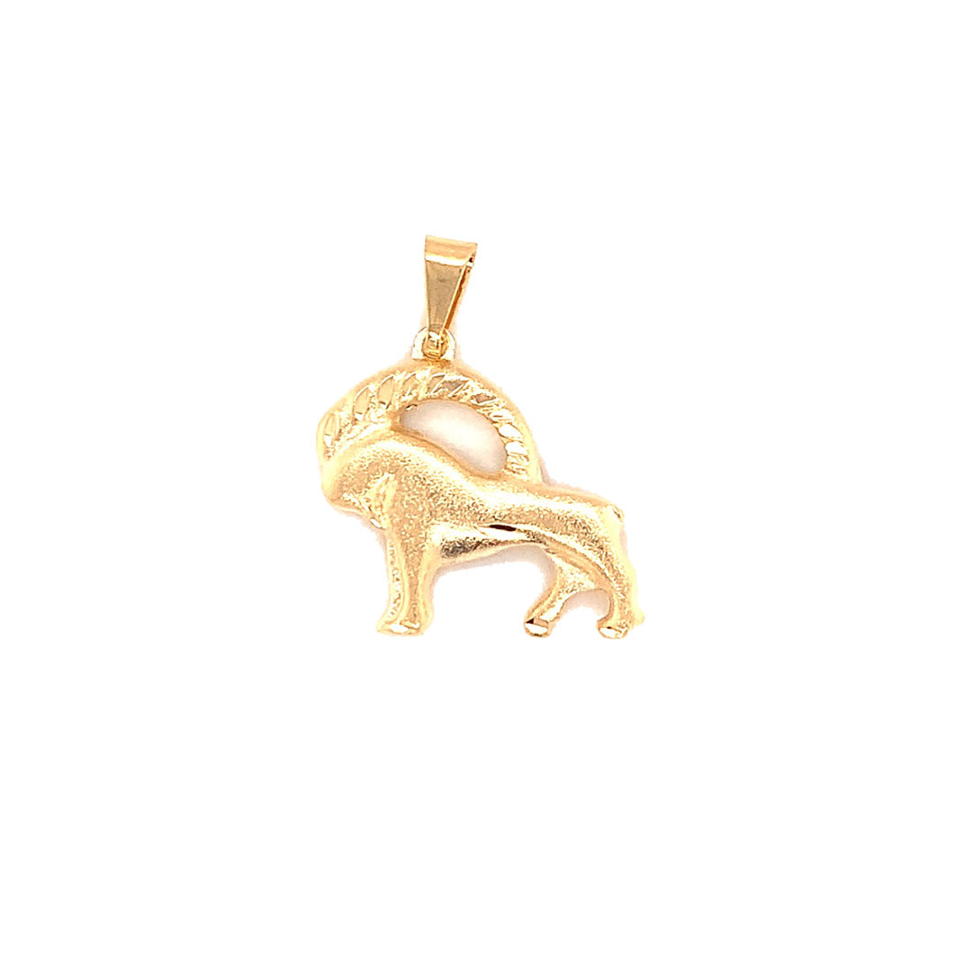 Capricorn Zodiac Pendant - Gold Filled
