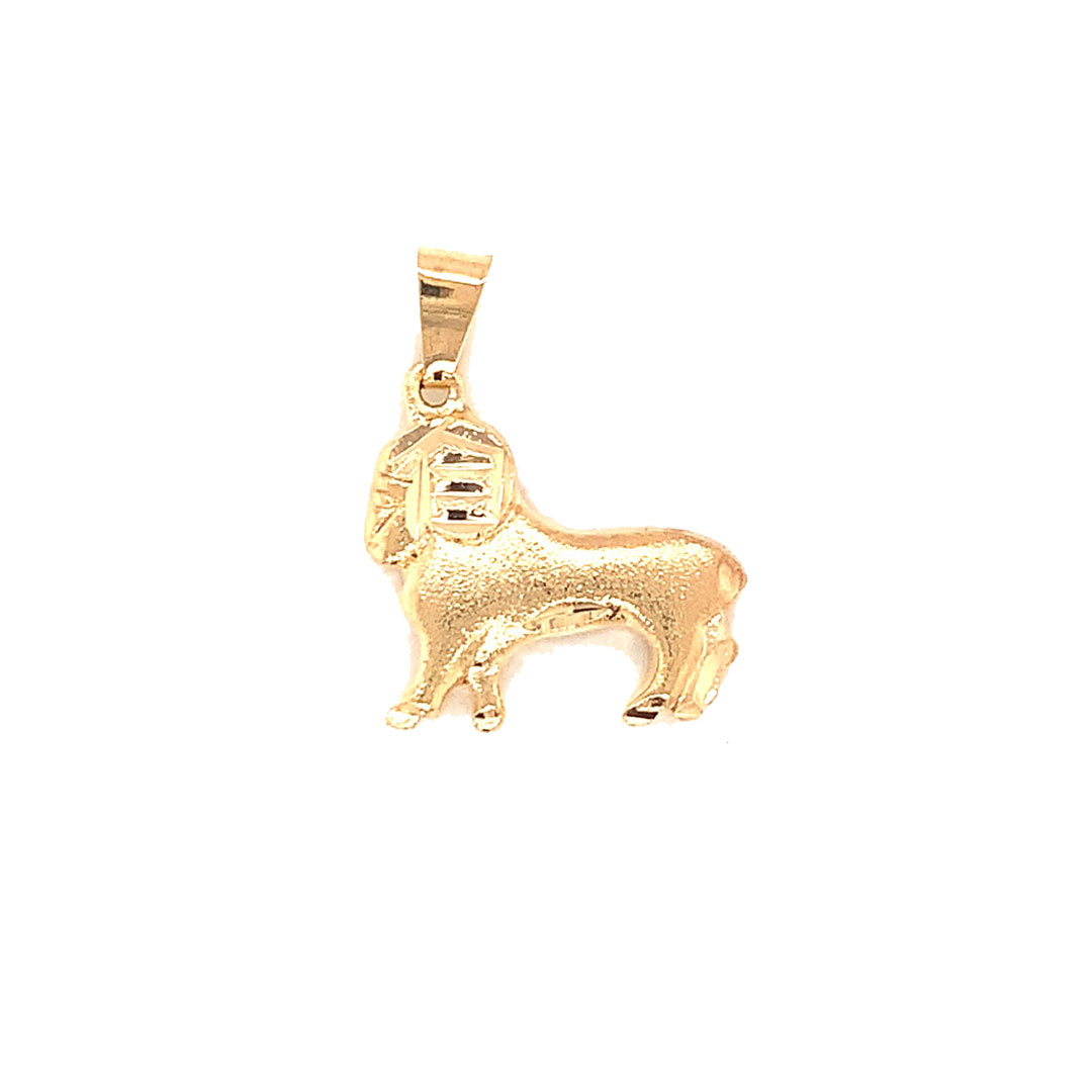 Aries Zodiac Pendant - Gold Filled