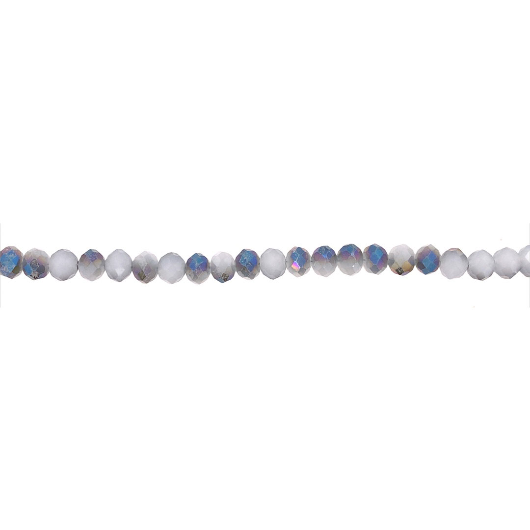 4x6mm Blue Melody Crystal - Rondelle