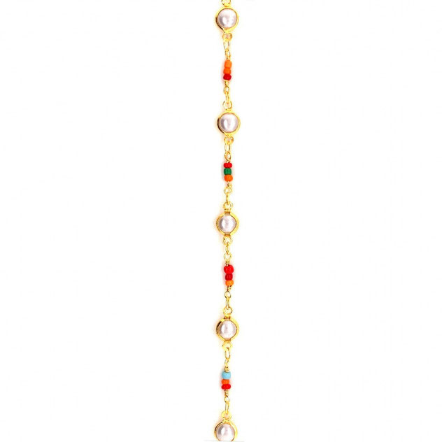 Pearl Chain - Gold Plated - Price per foot
