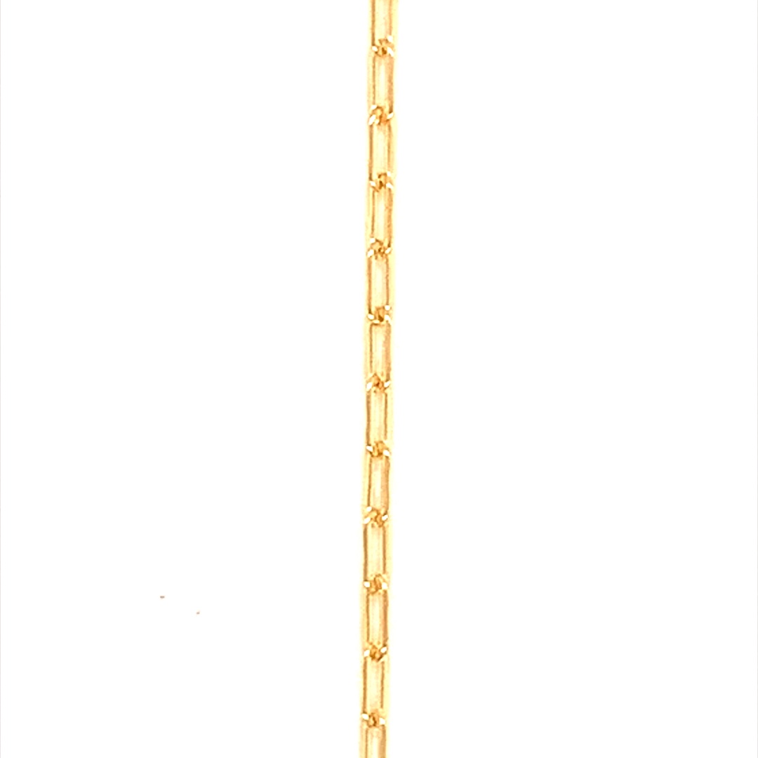 20" 1mm Rectangle Link Chain - Gold Filled
