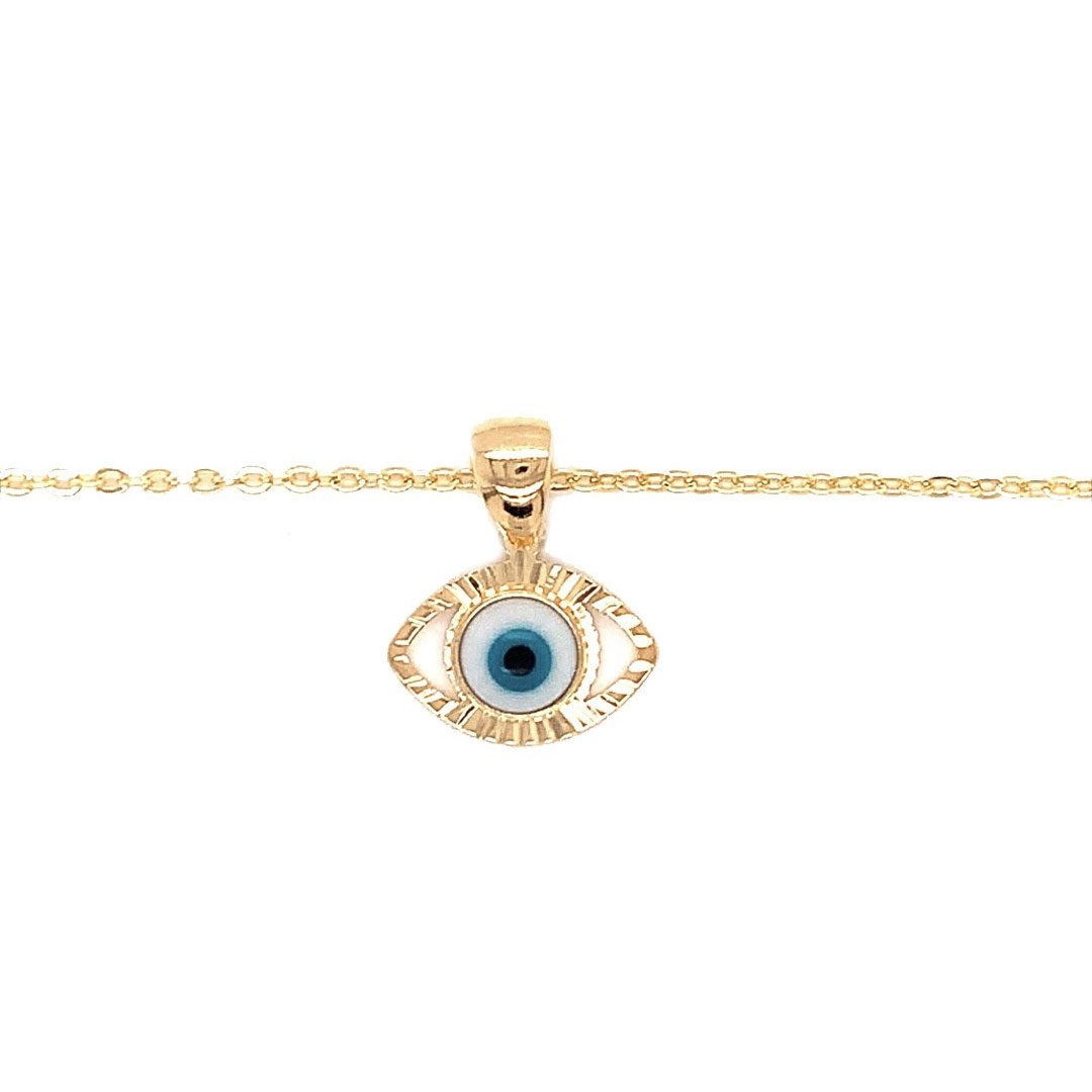 Gold Filled Lucky Eye Necklace