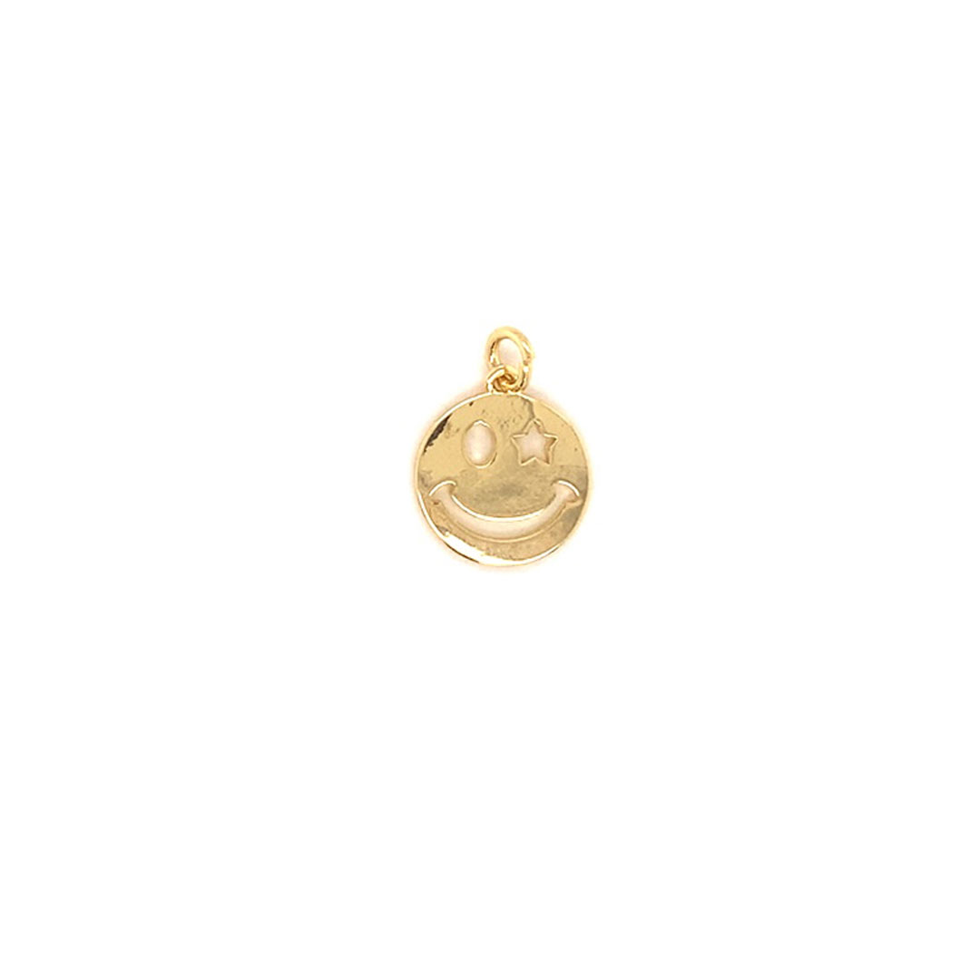 Smiley Charm - Gold Plated
