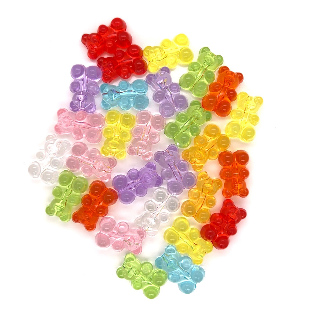 Assorted Gummy Bear Beads