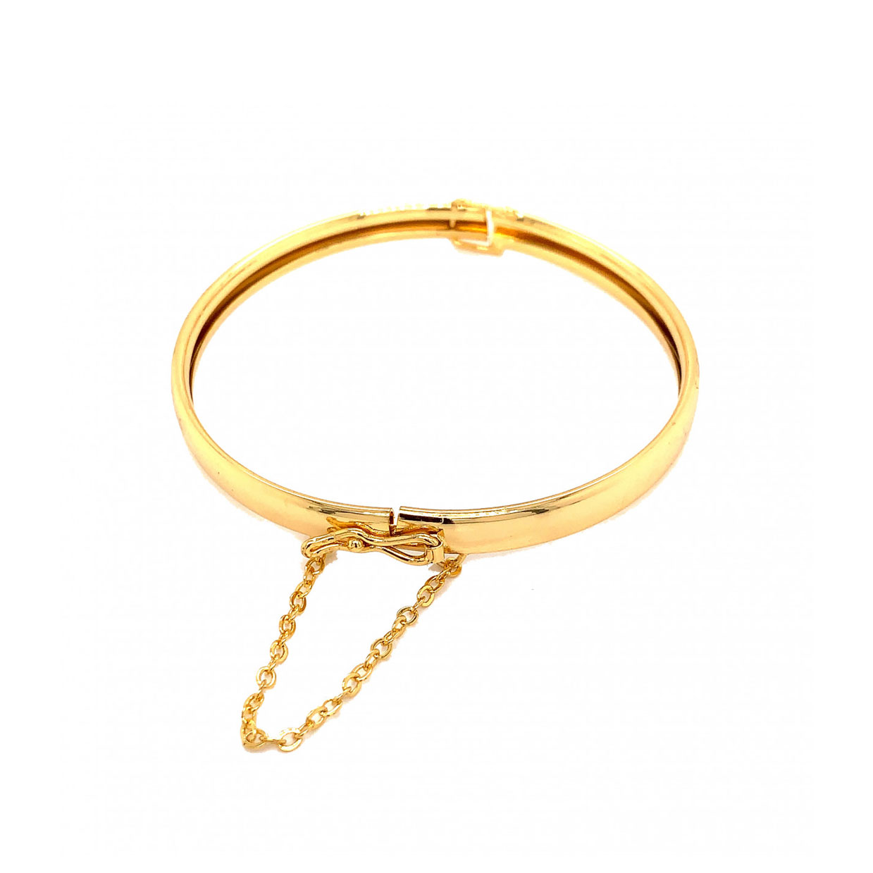 Cuff with Chain Clasp - 2" - Gold Filled