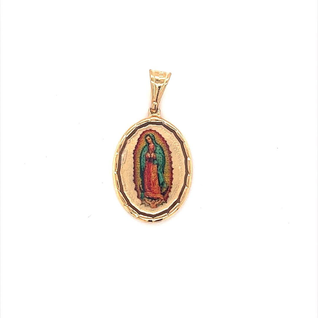 Our Lady of Guadalupe Pendant - Gold Filled