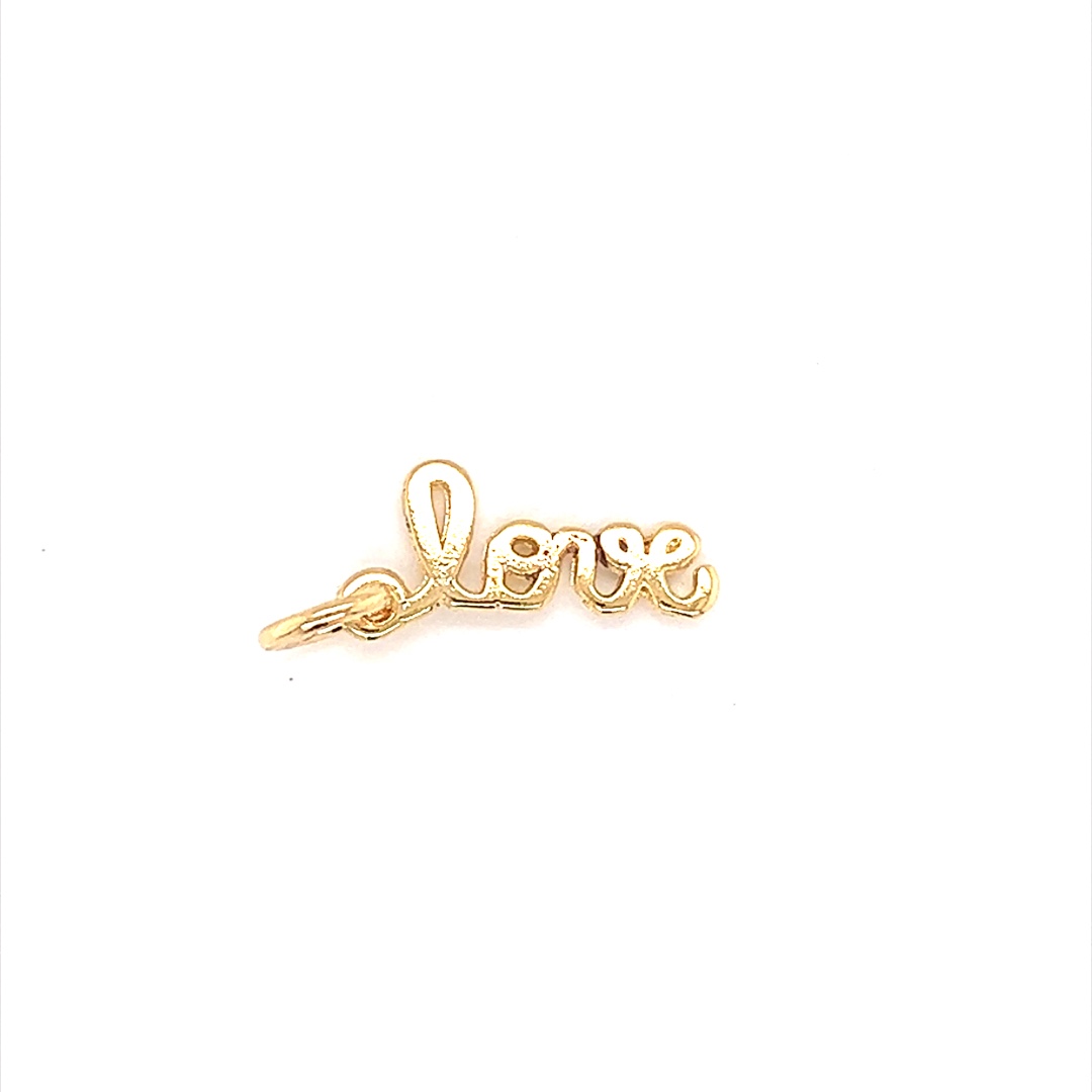 Love Charm - Gold Filled