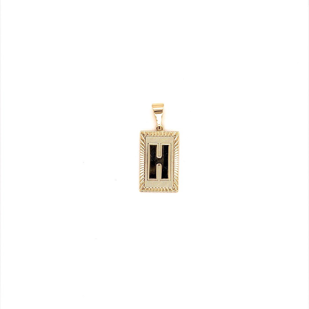 "H" Initial Pendant - Gold Filled