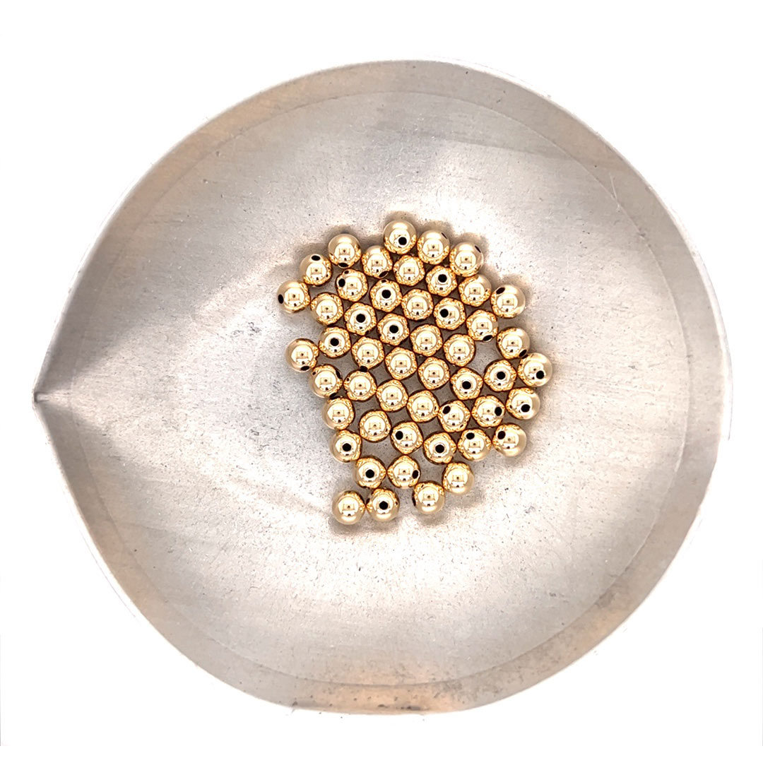 6mm Bead - Gold Filled - Pack of 50