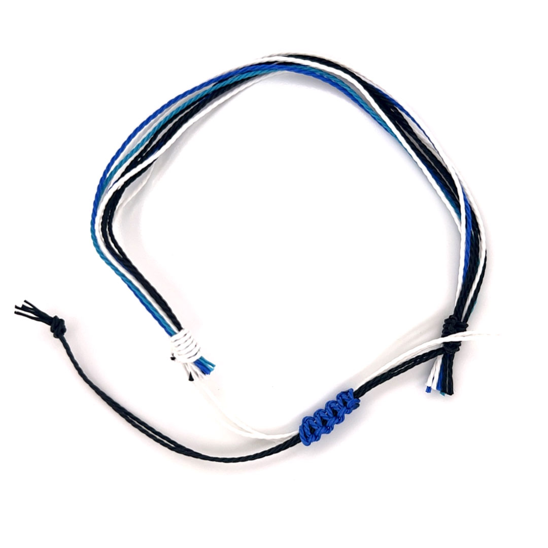 Multi Cord Macrame Adjustable Bracelet