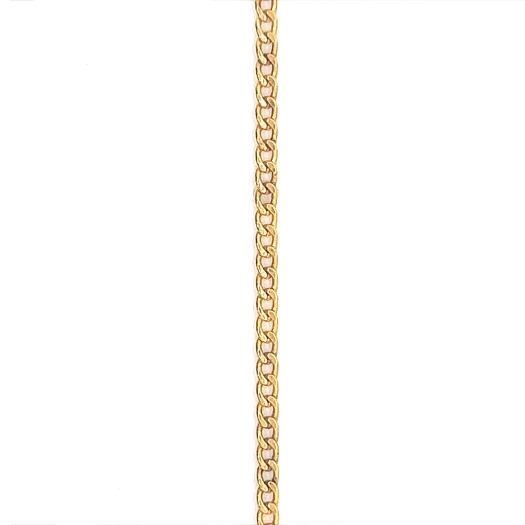 2mm Curb Chain - Gold Filled - Price Per Foot