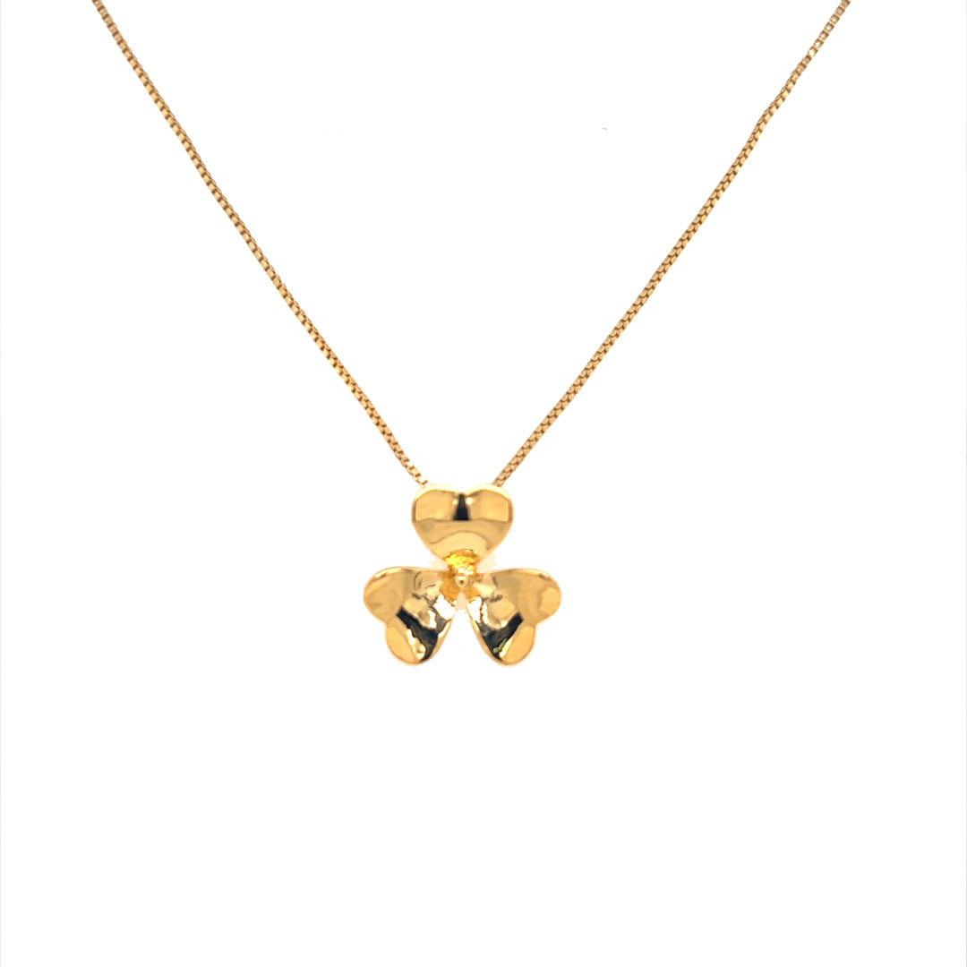 Flower Necklace - Gold Filled