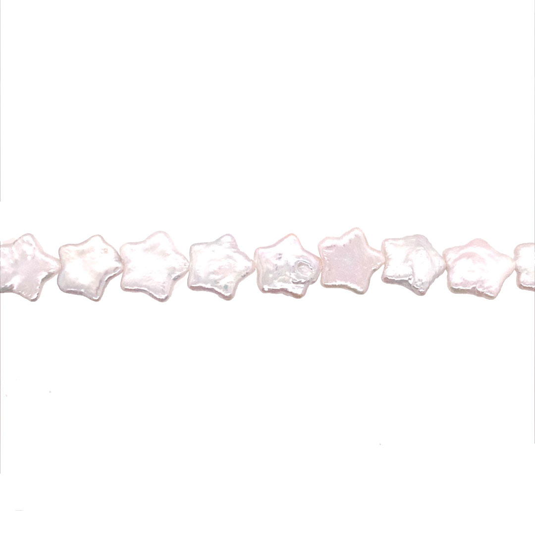 12mm Freshwater Pearl Star Beads