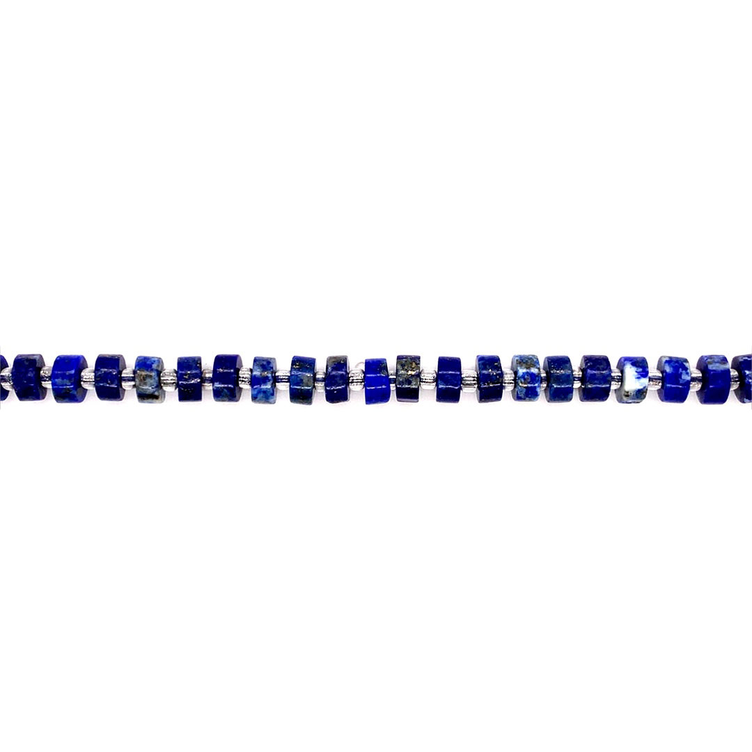 2.5mm x 6mm Lapis Lazuli Heishi - Rondelles