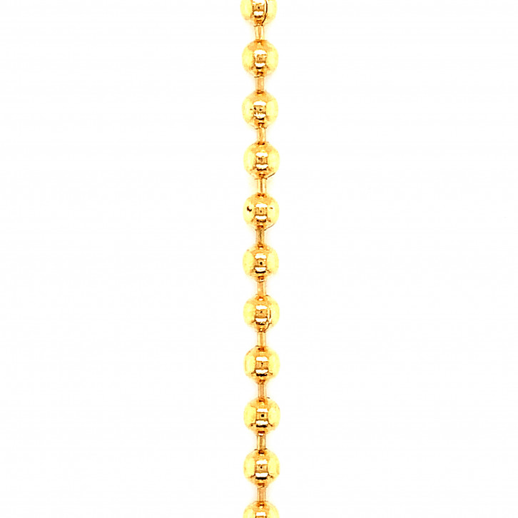 14" 3mm Ball Chain - Gold Filled