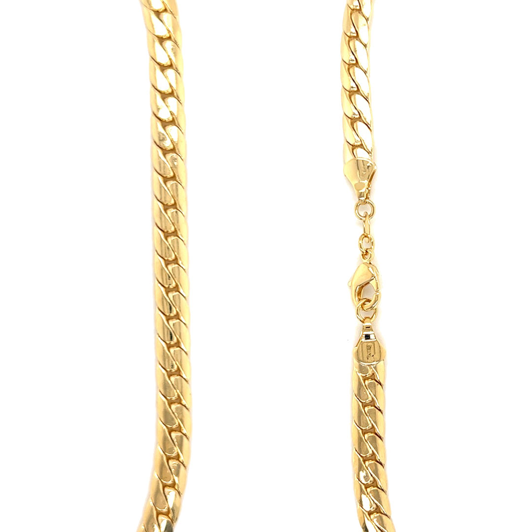 16" 6mm Curb Chain - Gold Filled