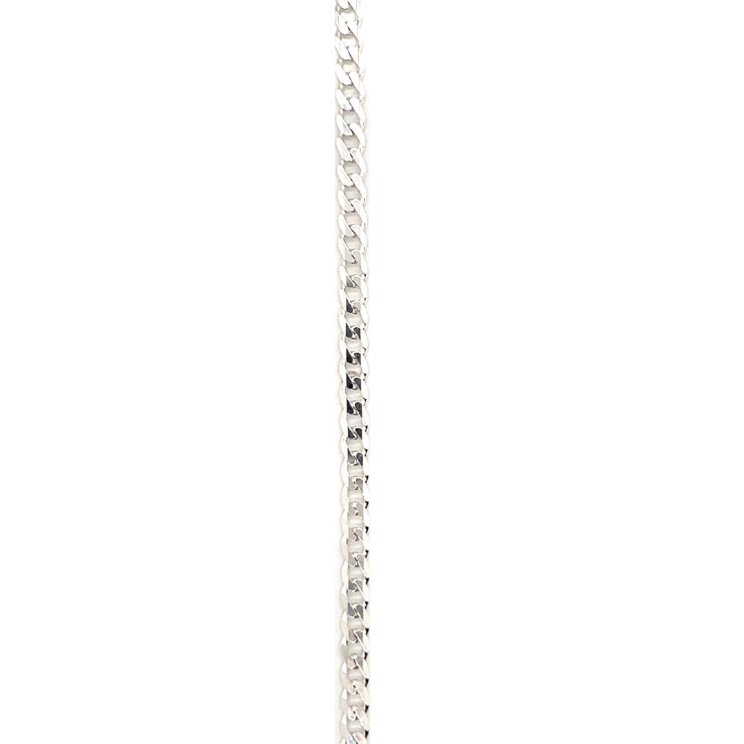 24" 3mm Curb Chain - Sterling Silver