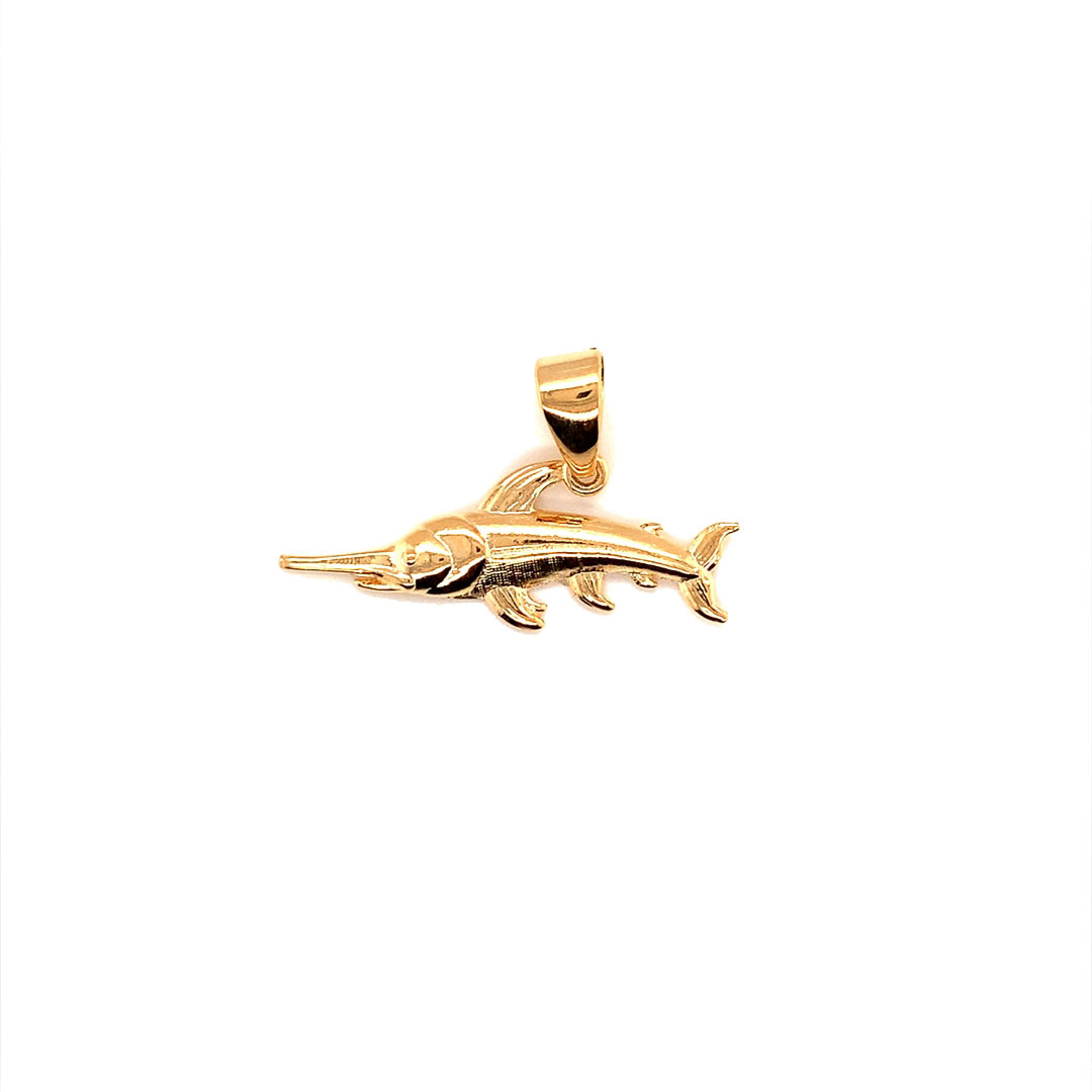 Marlin Pendant - Gold Filled