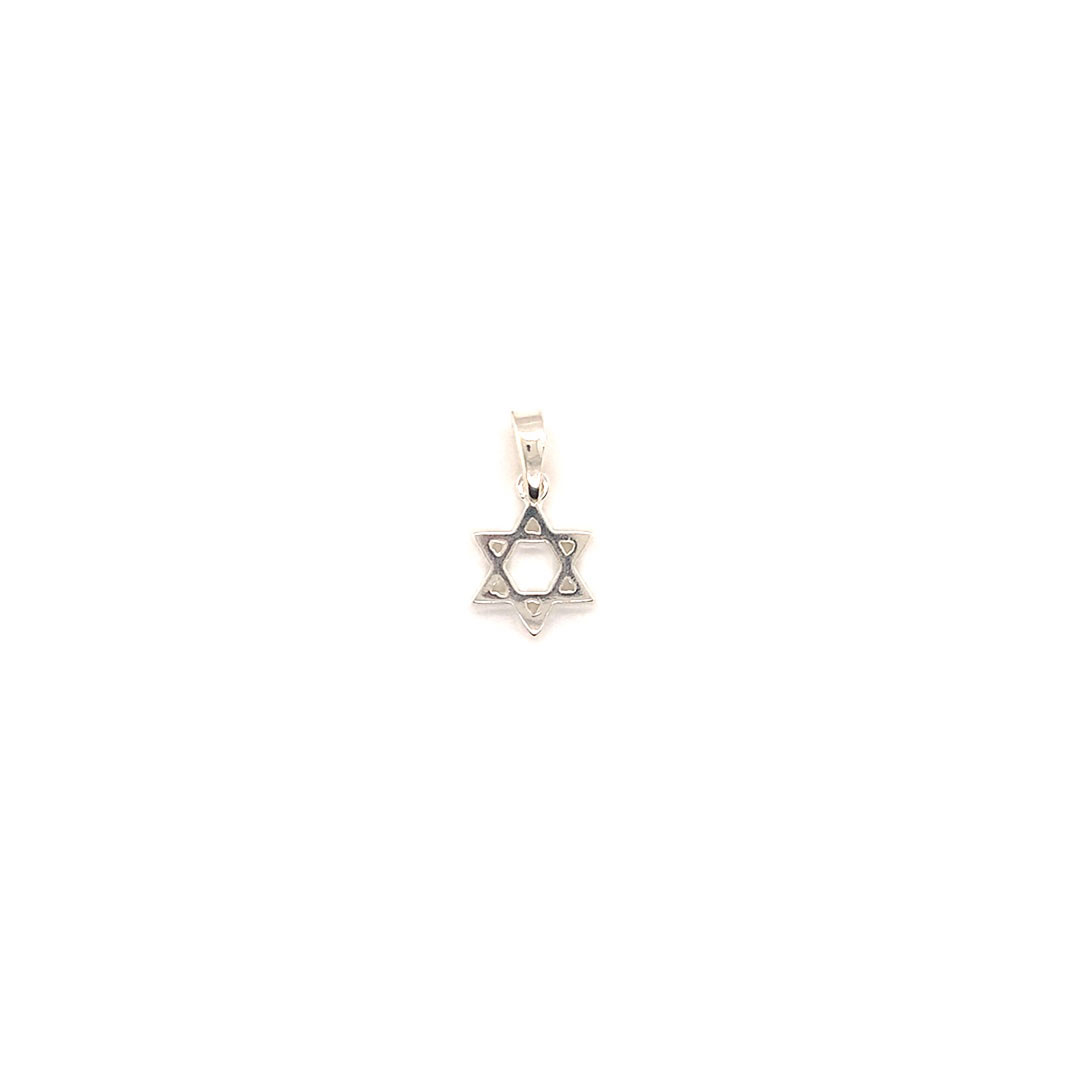 Mini Star of David Pendant - Sterling Silver