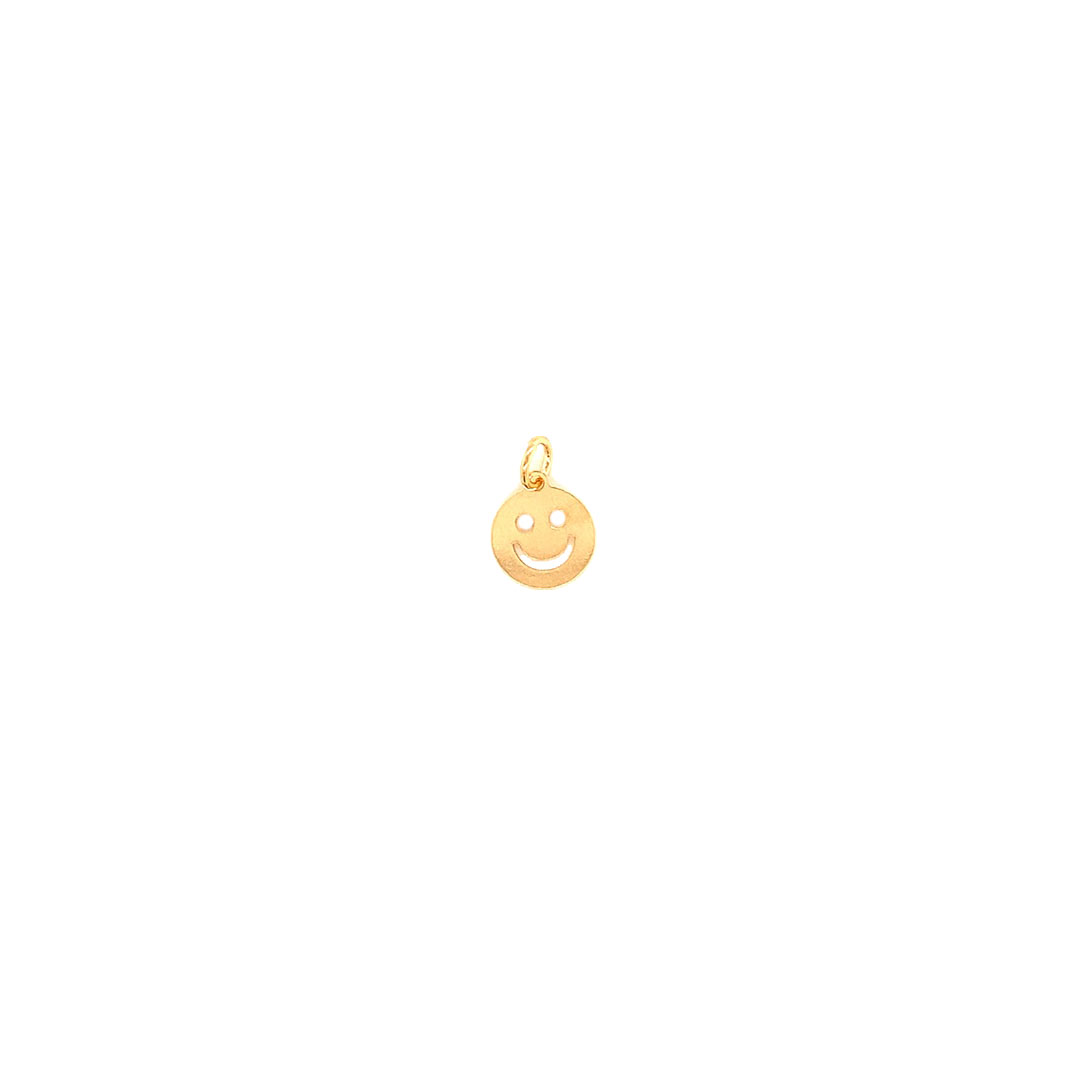 Smiley Charm - Gold Filled