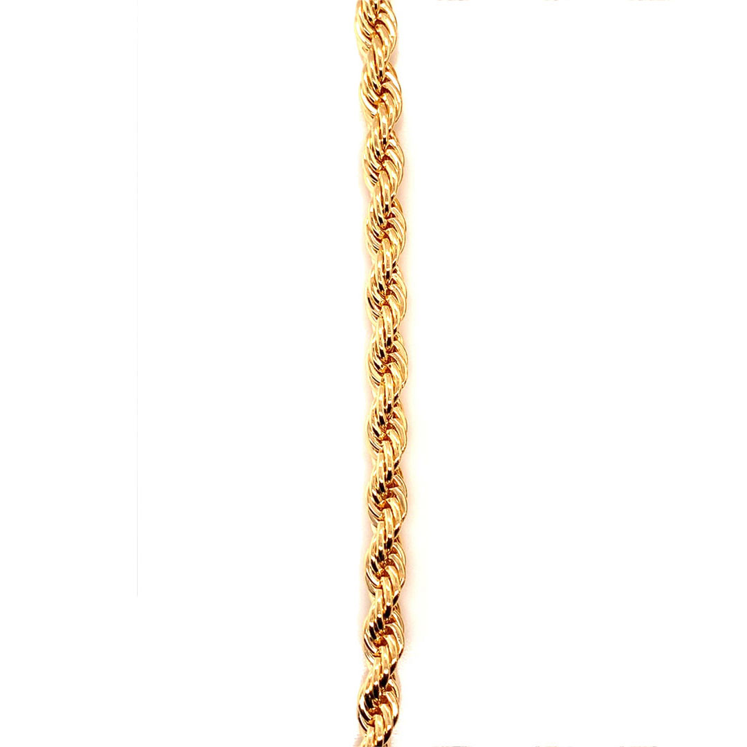 16" 5.5mm Rope Chain - Gold Filled