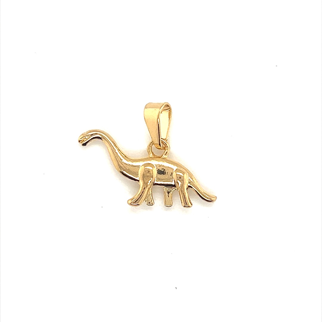 Dinosaur Pendant - Gold Filled