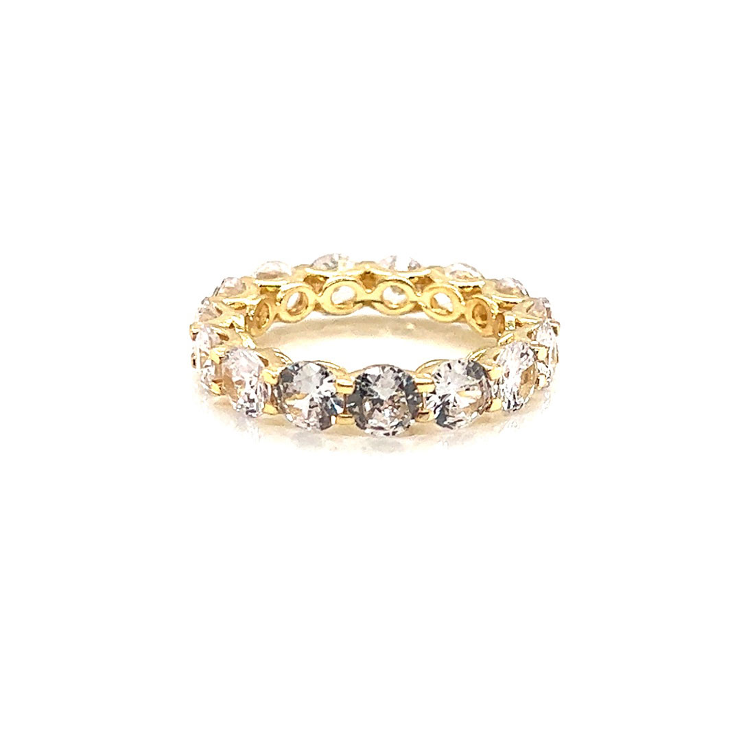 CZ Eternity Band - Gold Filled