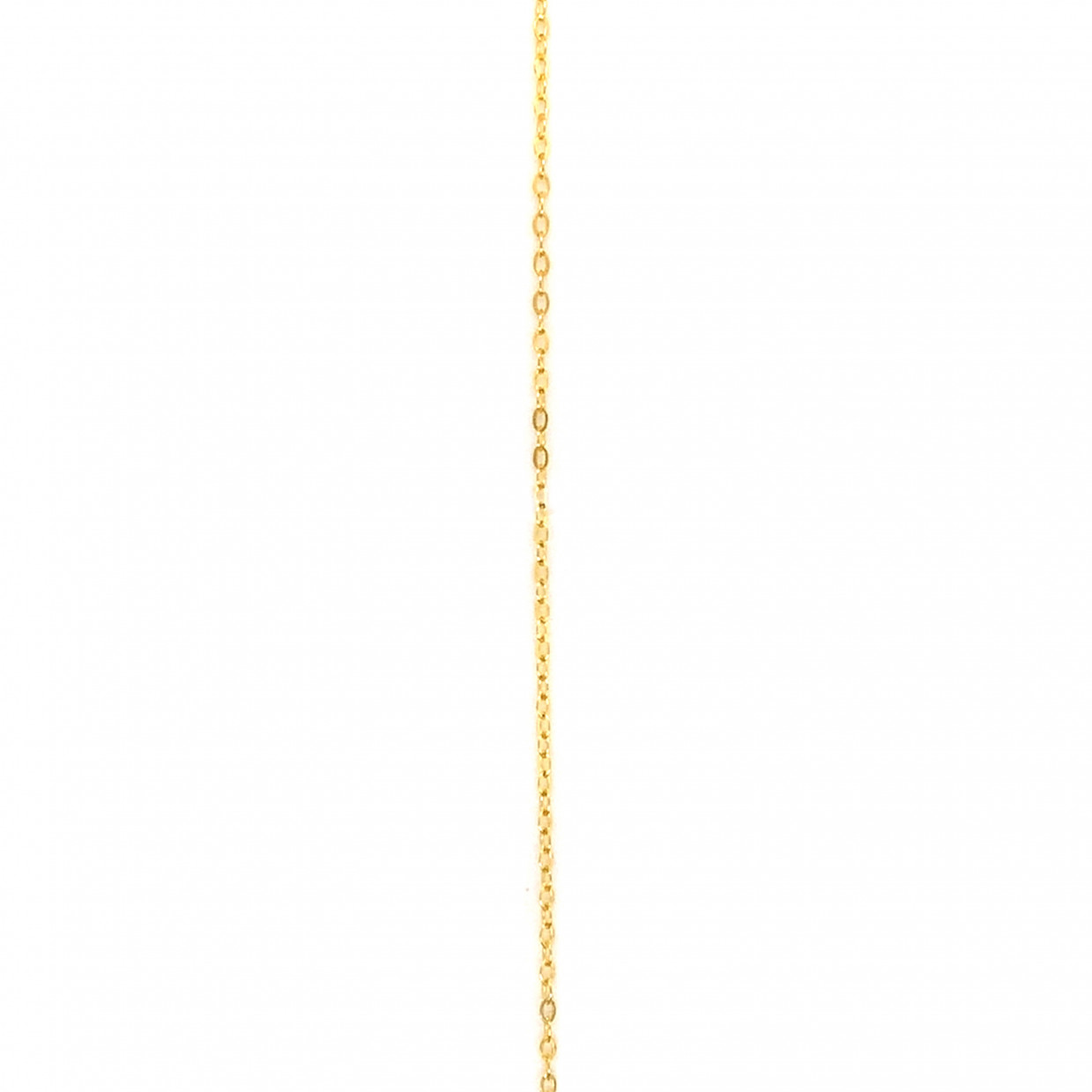12.5" .925 Sterling Silver Chain - 2" Extension - Gold Plated