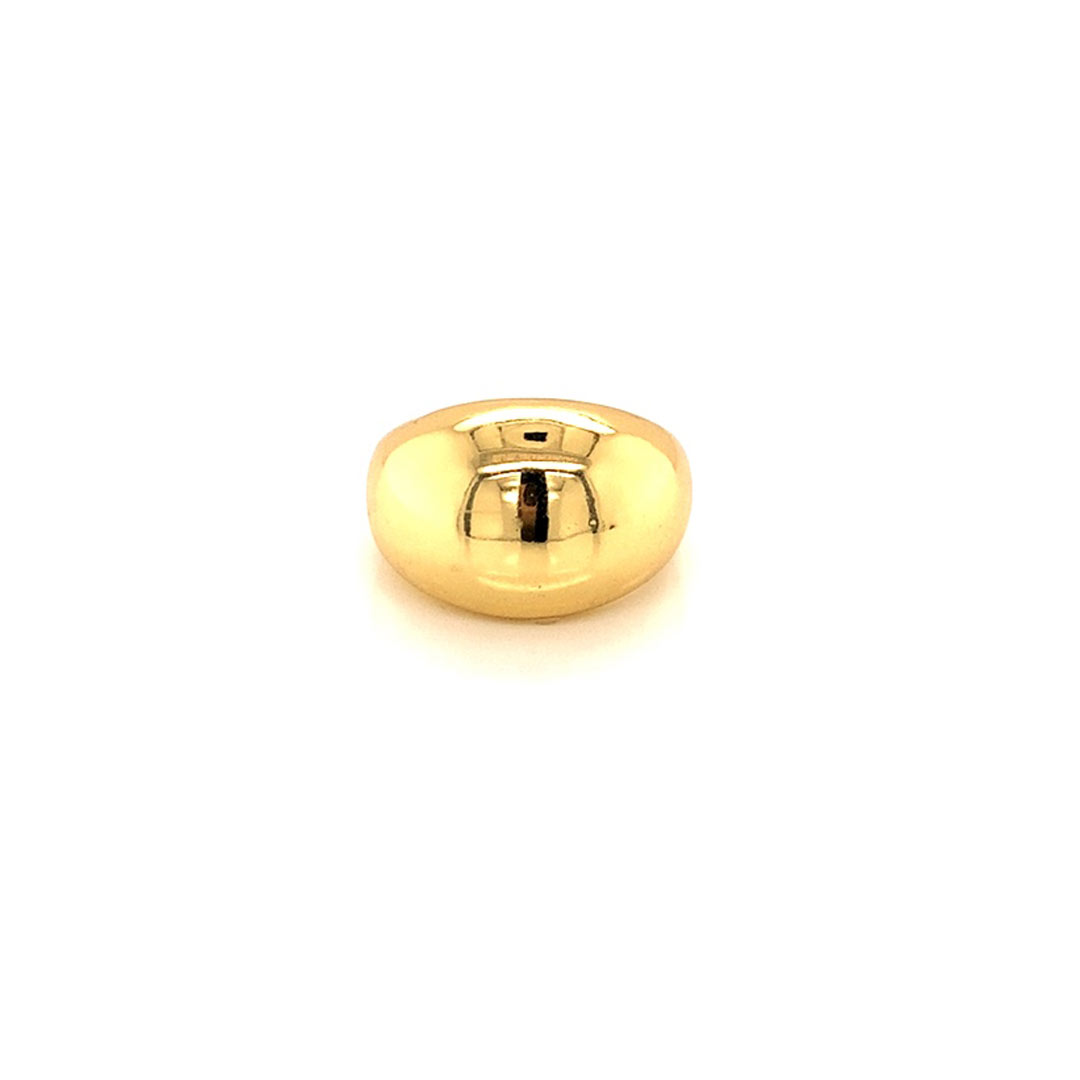 Dome Ring - Size 7 - Gold Plated