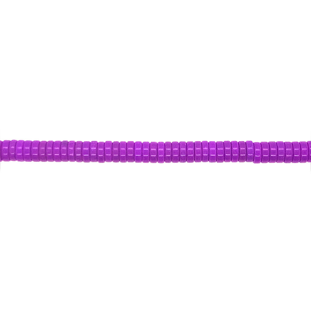 1mm x 4mm Purple - Rondelle