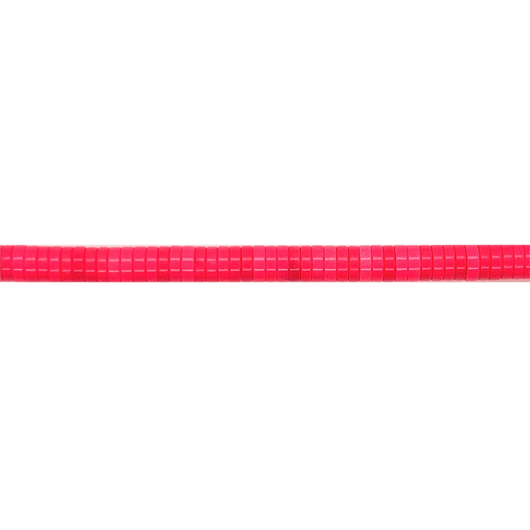1mm x 4mm Hot Pink - Rondelle