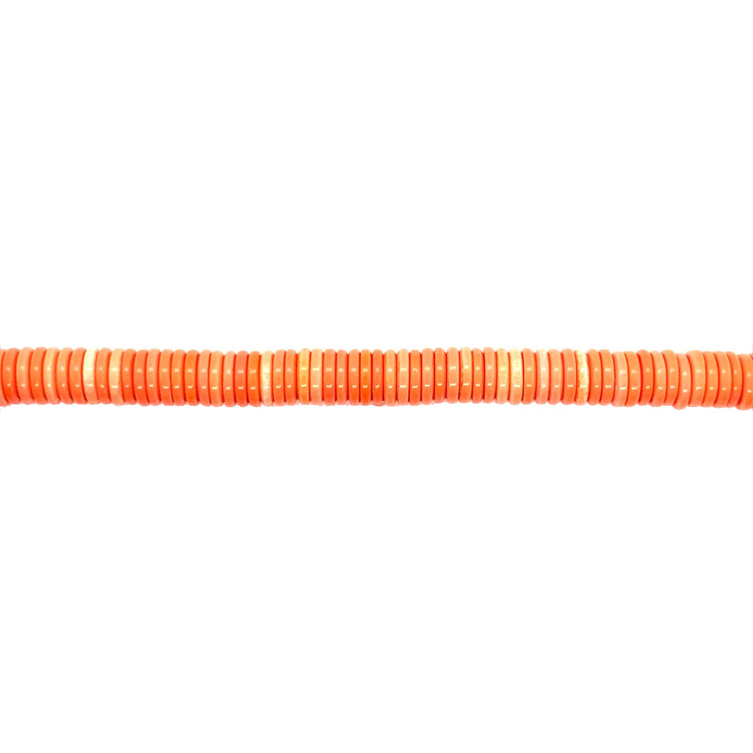 1mm x 6mm Orange - Rondelle