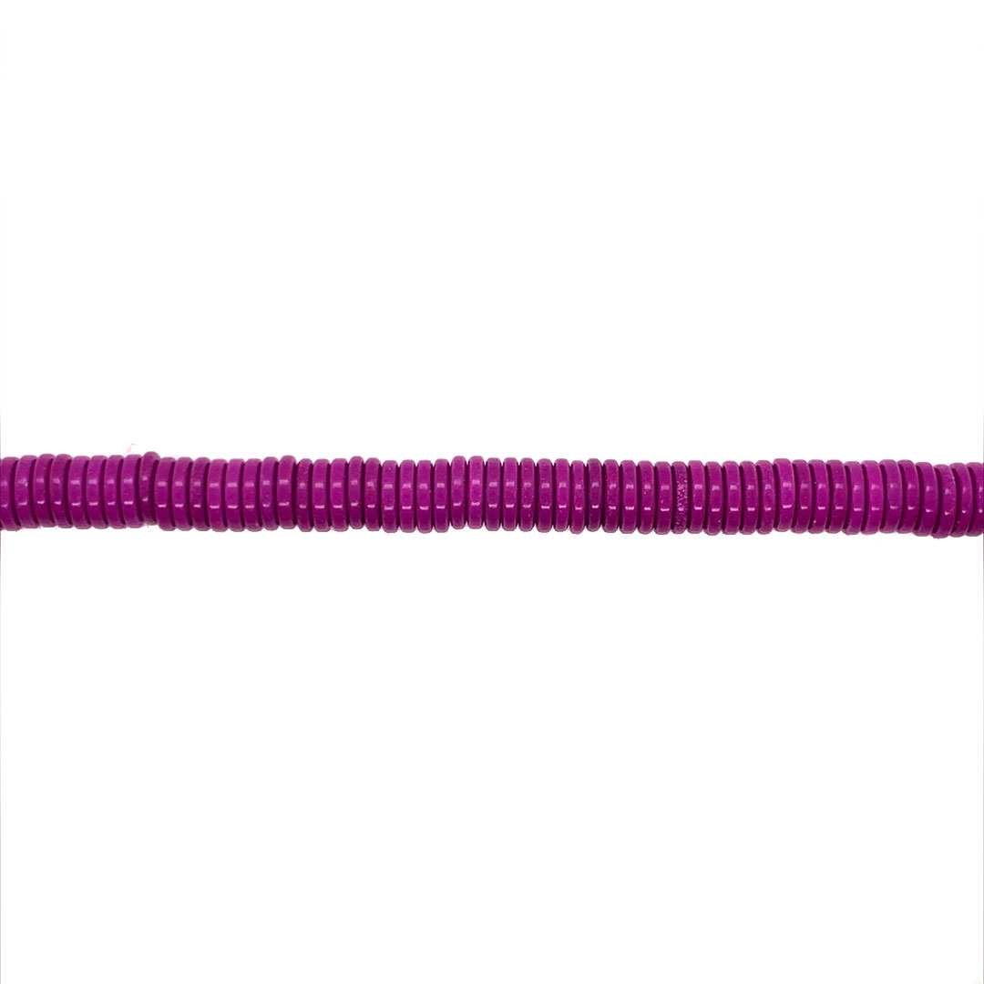 1mm x 6mm Purple - Rondelle