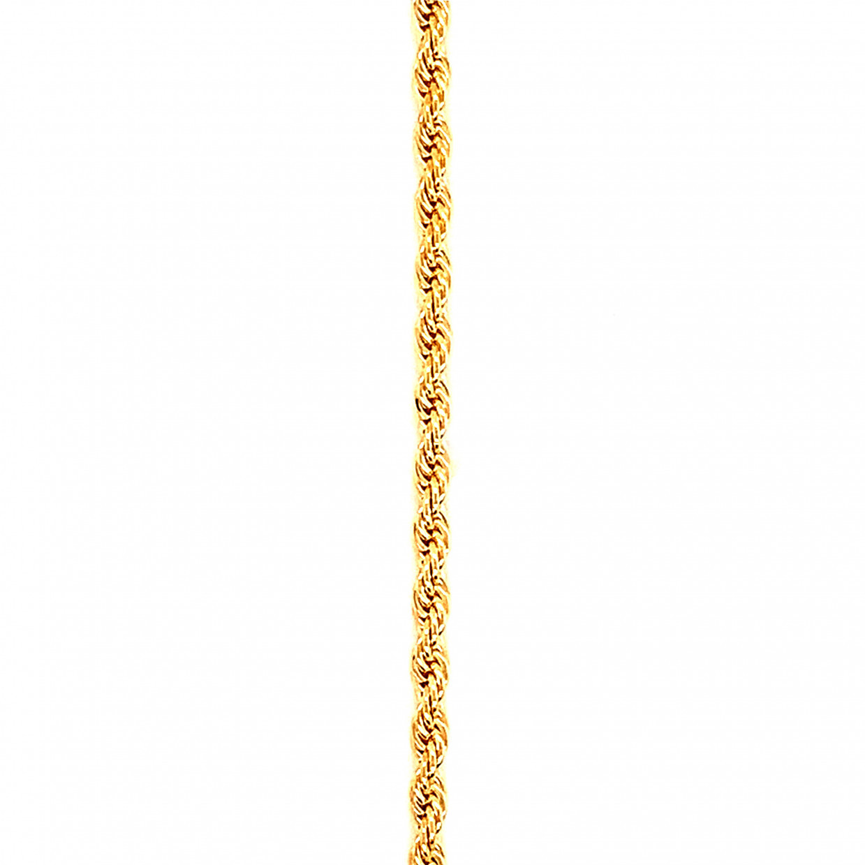 22" 2mm Rope Chain - Gold Filled