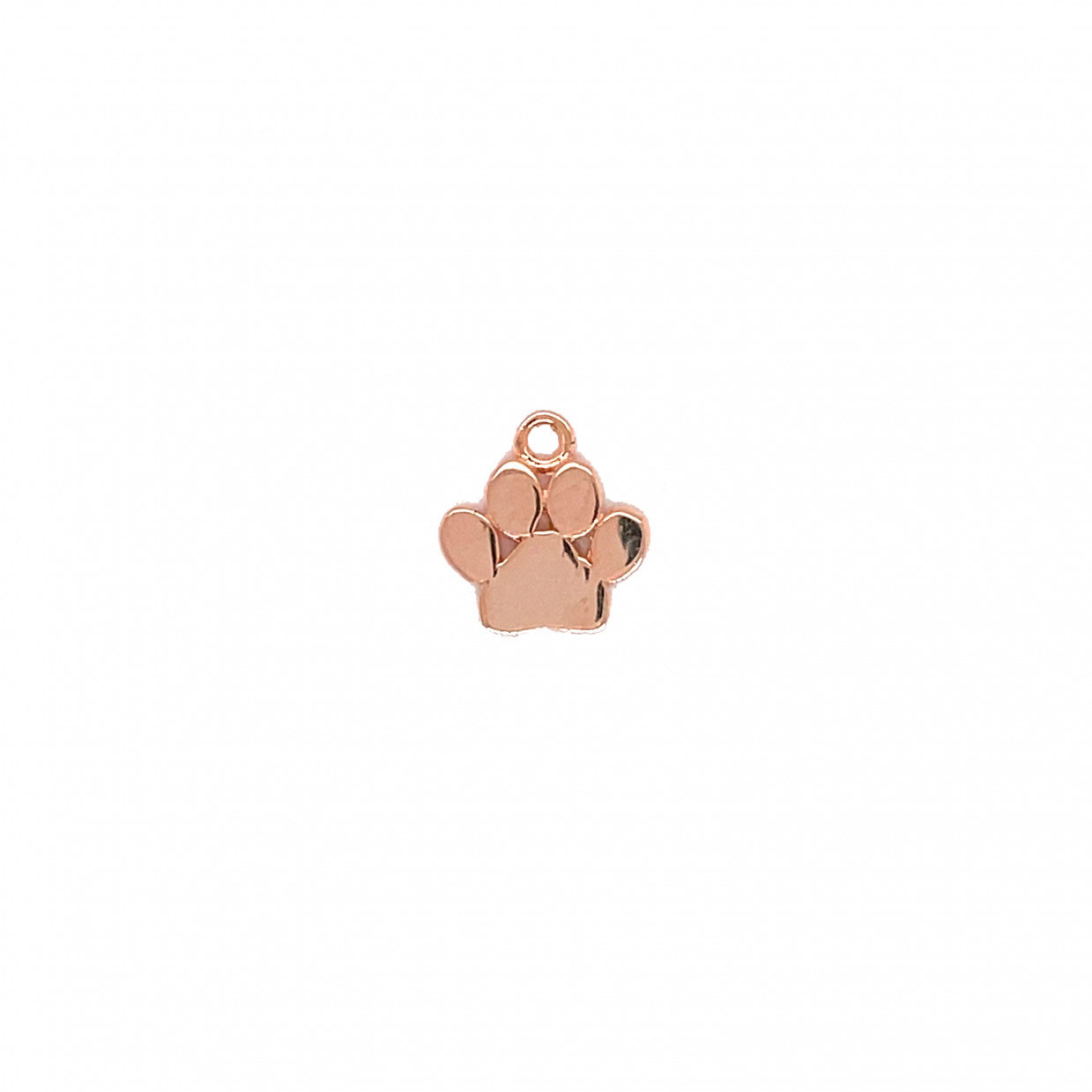 Dog Paw Charm - Rose Gold Plated
