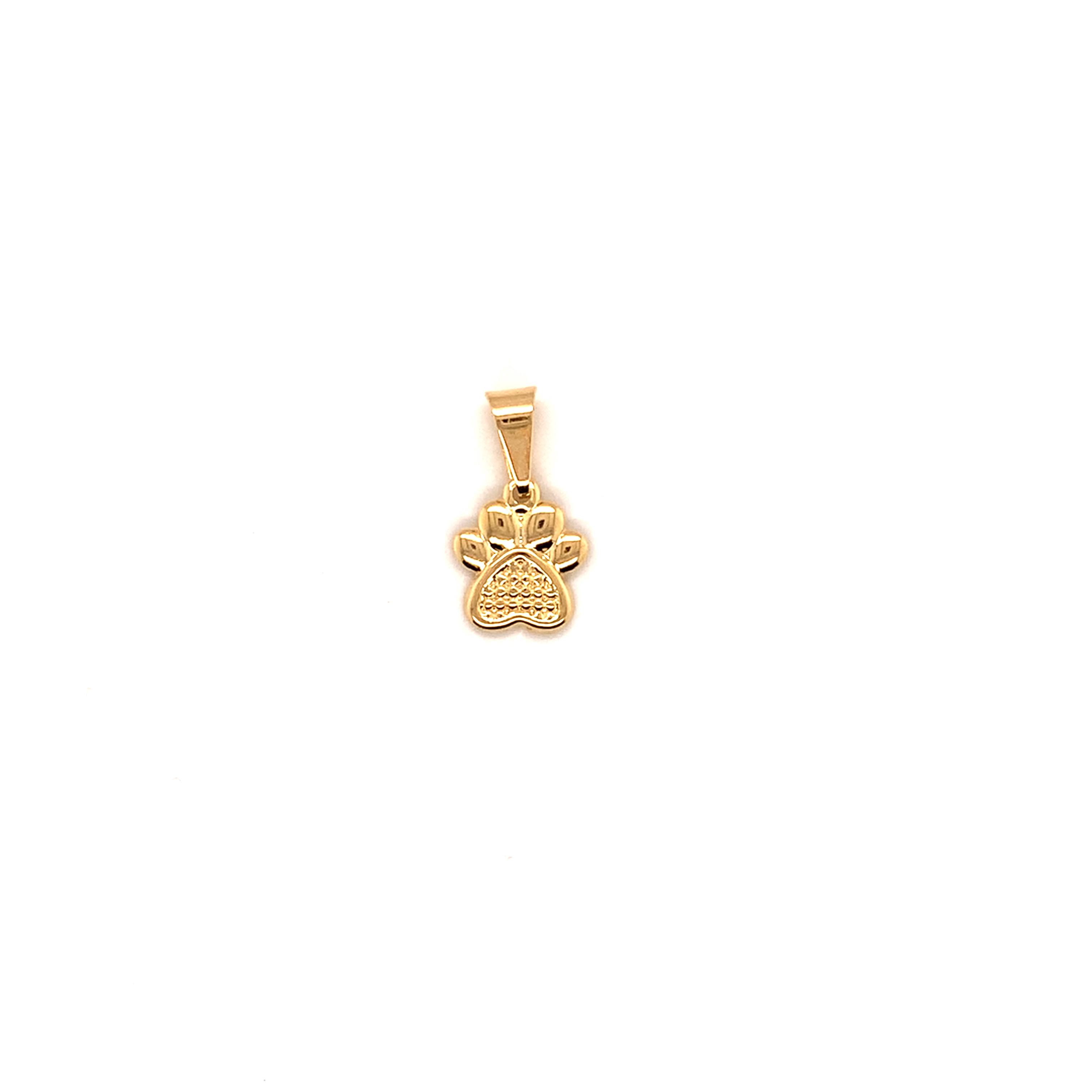 Dog Paw Charm - Gold Filled
