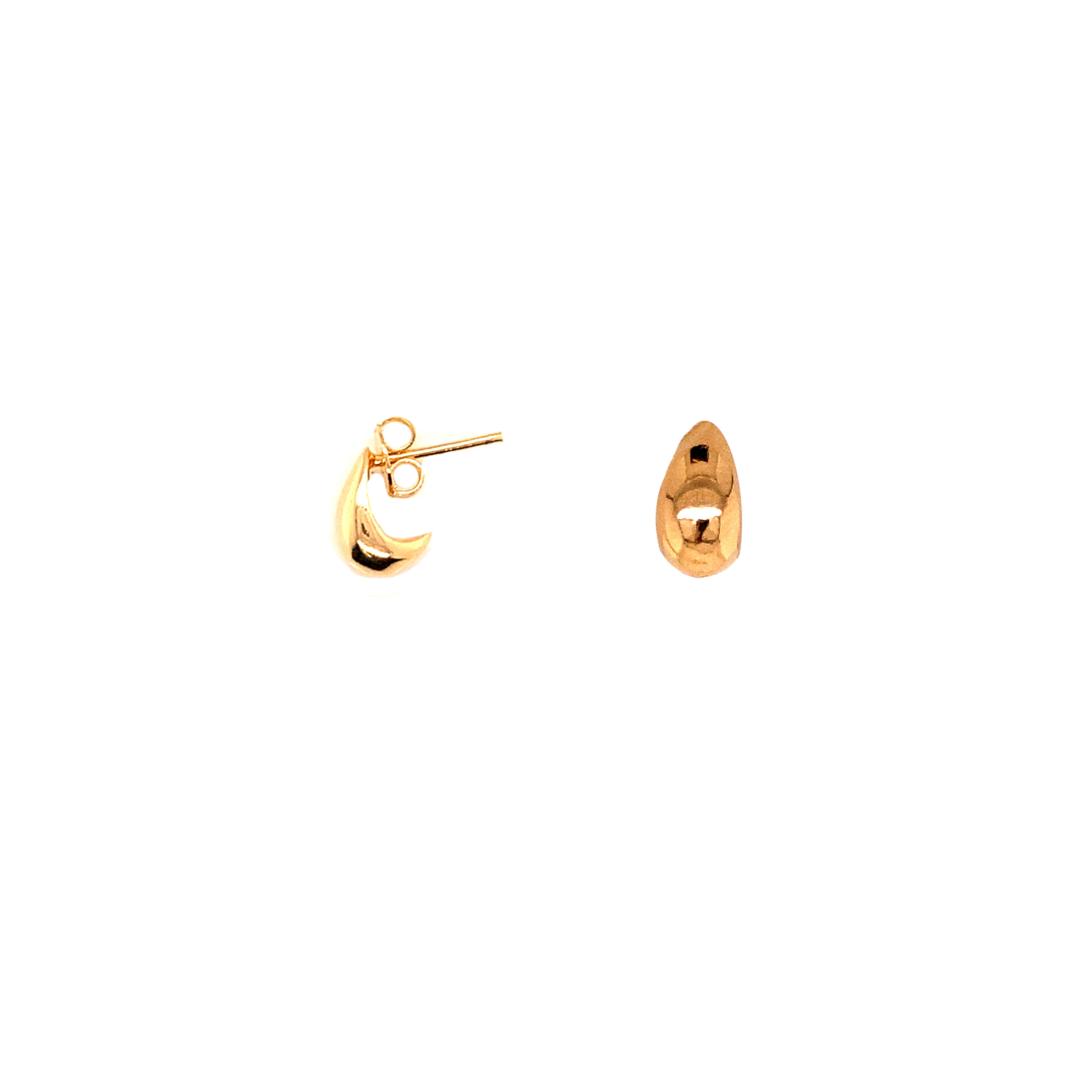 5mm x 10mm Teardrop Stud - Gold Filled