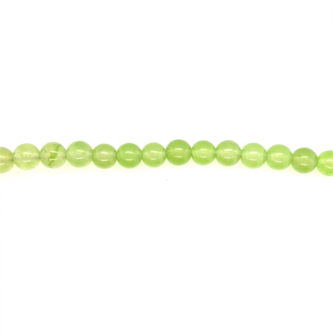 8mm Light Green Jade - Round