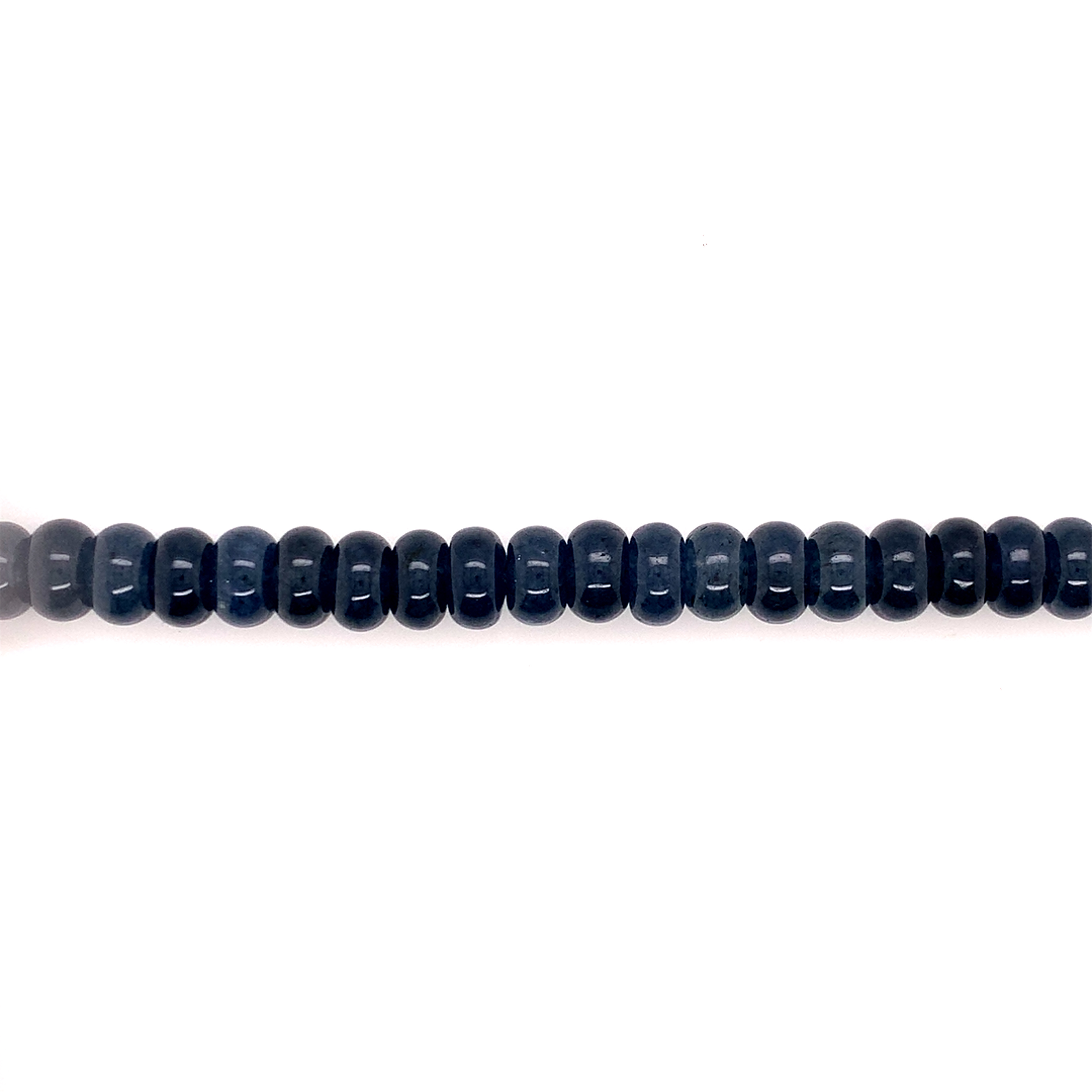 5mm x 8mm Dark Blue Jade - Rondelles