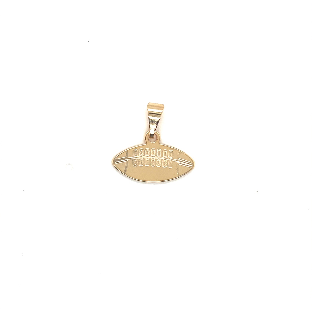 Football Pendant - Gold Filled