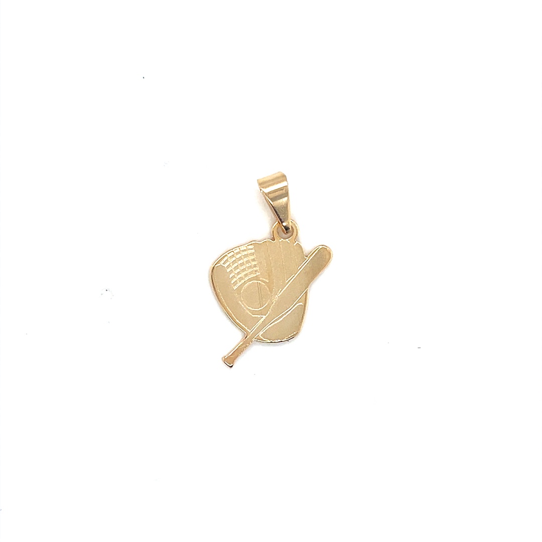 Baseball Glove Pendant - Gold Filled