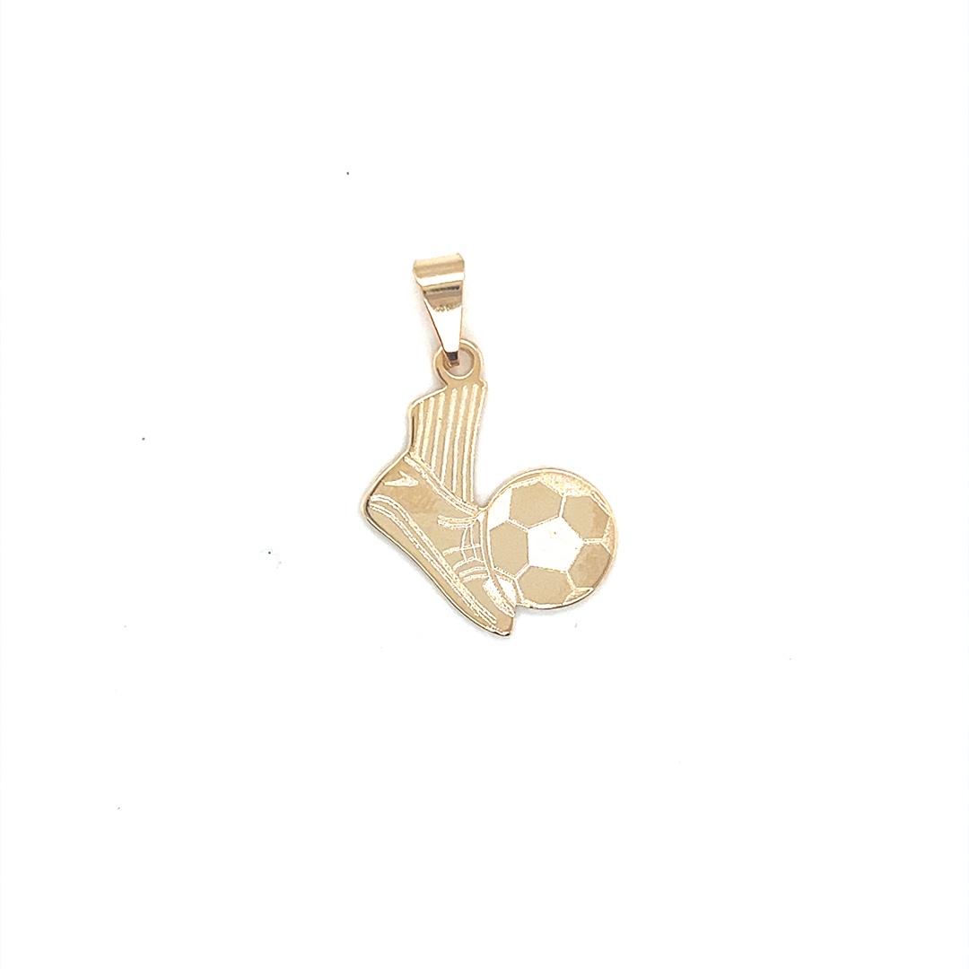 Soccer Pendant - Gold Filled